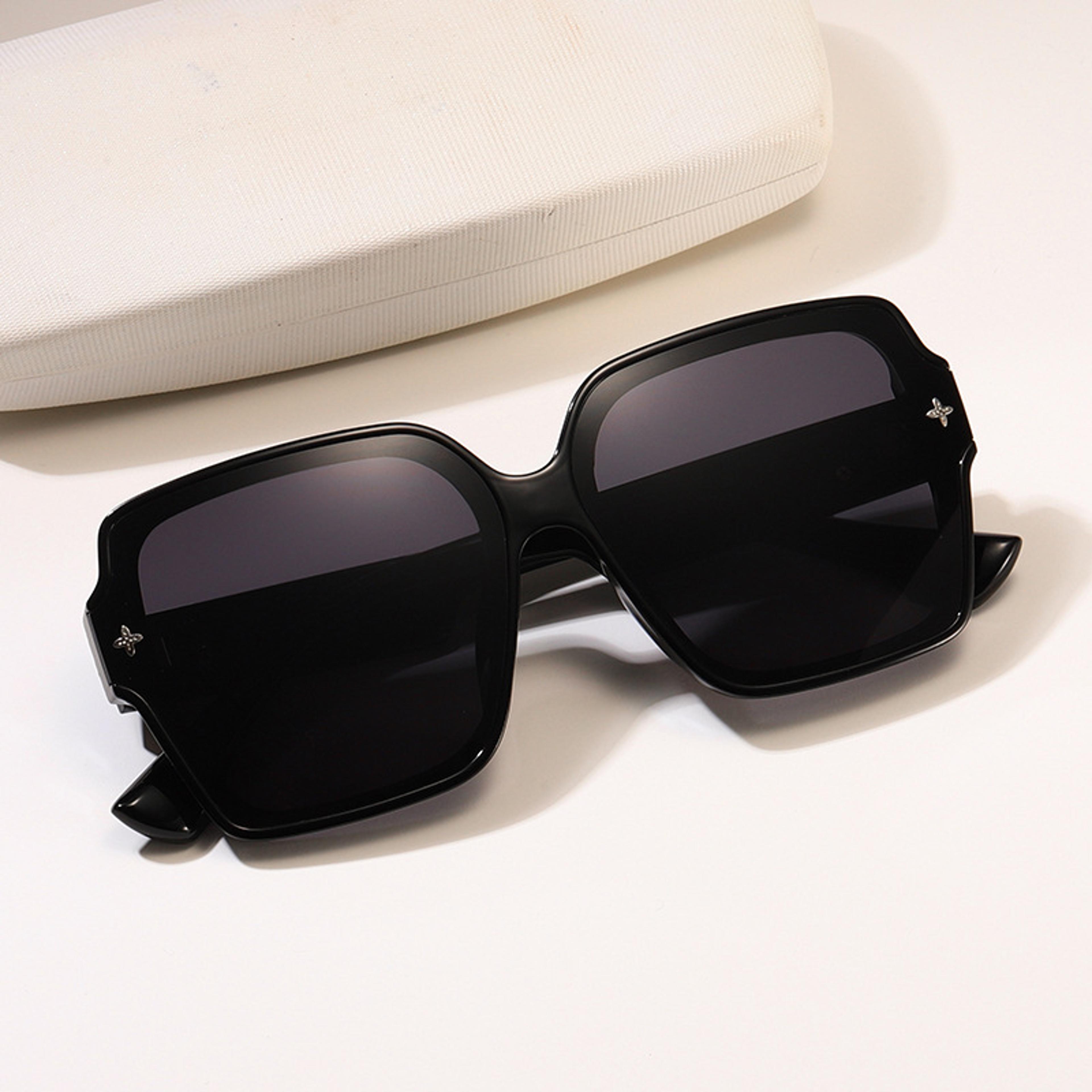 Luxury LargeFrame Square Sunglasses For Women Fashion UV Protection AllMatch Style 0
