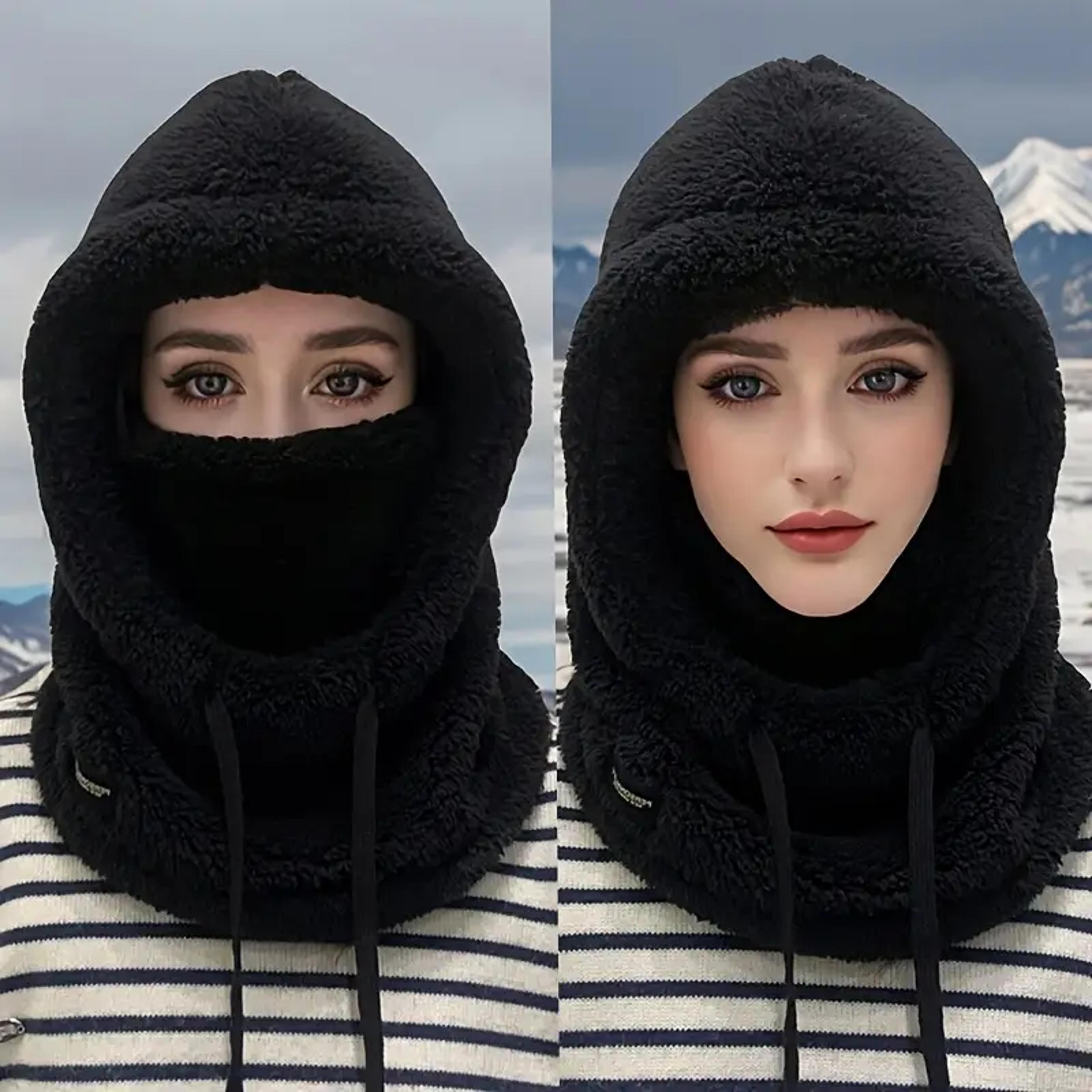 Winter Warm Balaclava Thermal Windproof Ski Hood Motocycle Face Cover Polar Fleece Adjustable Cycli 6