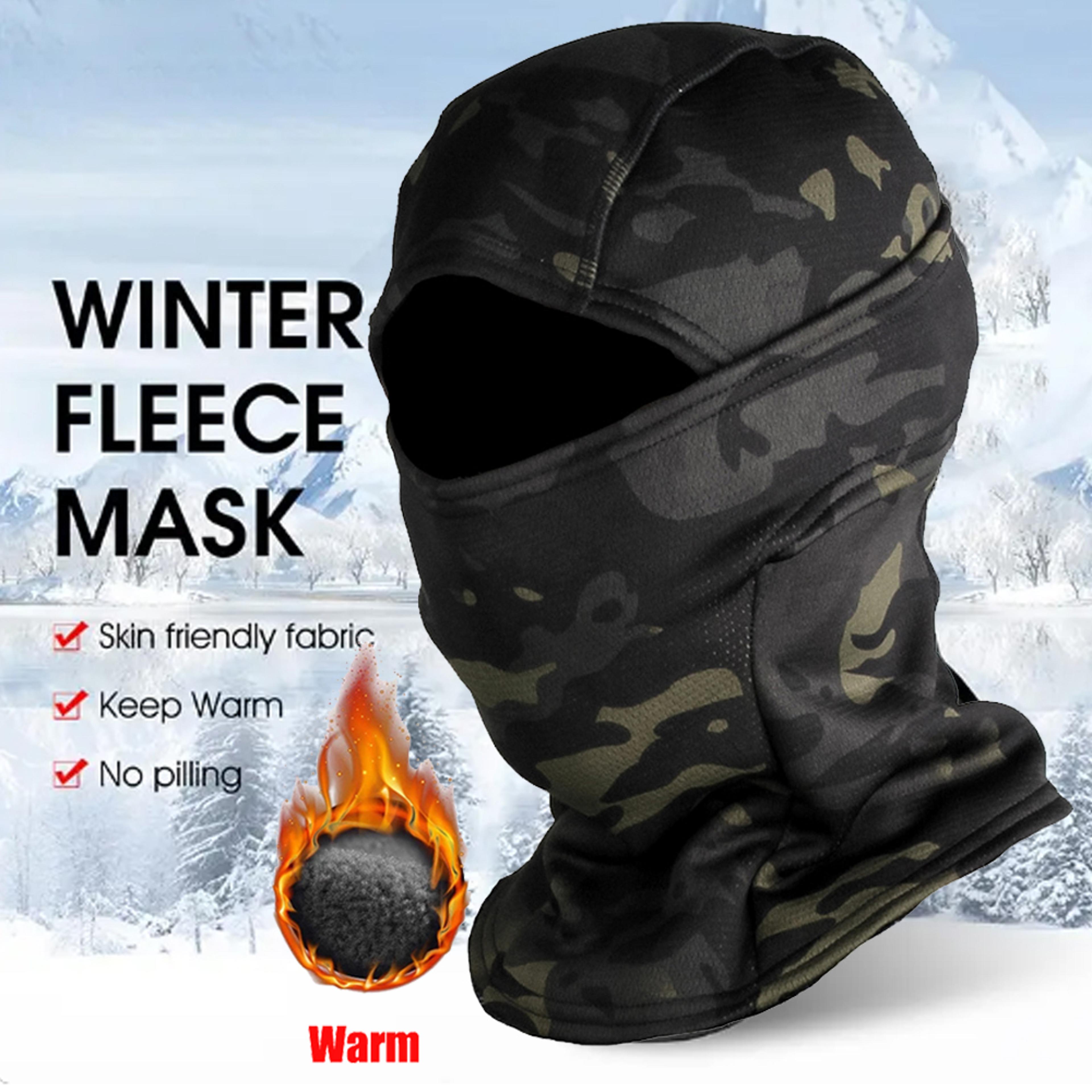 Winter Fleece Balaclava Ski Mask Camouflage Full Face Protection 1