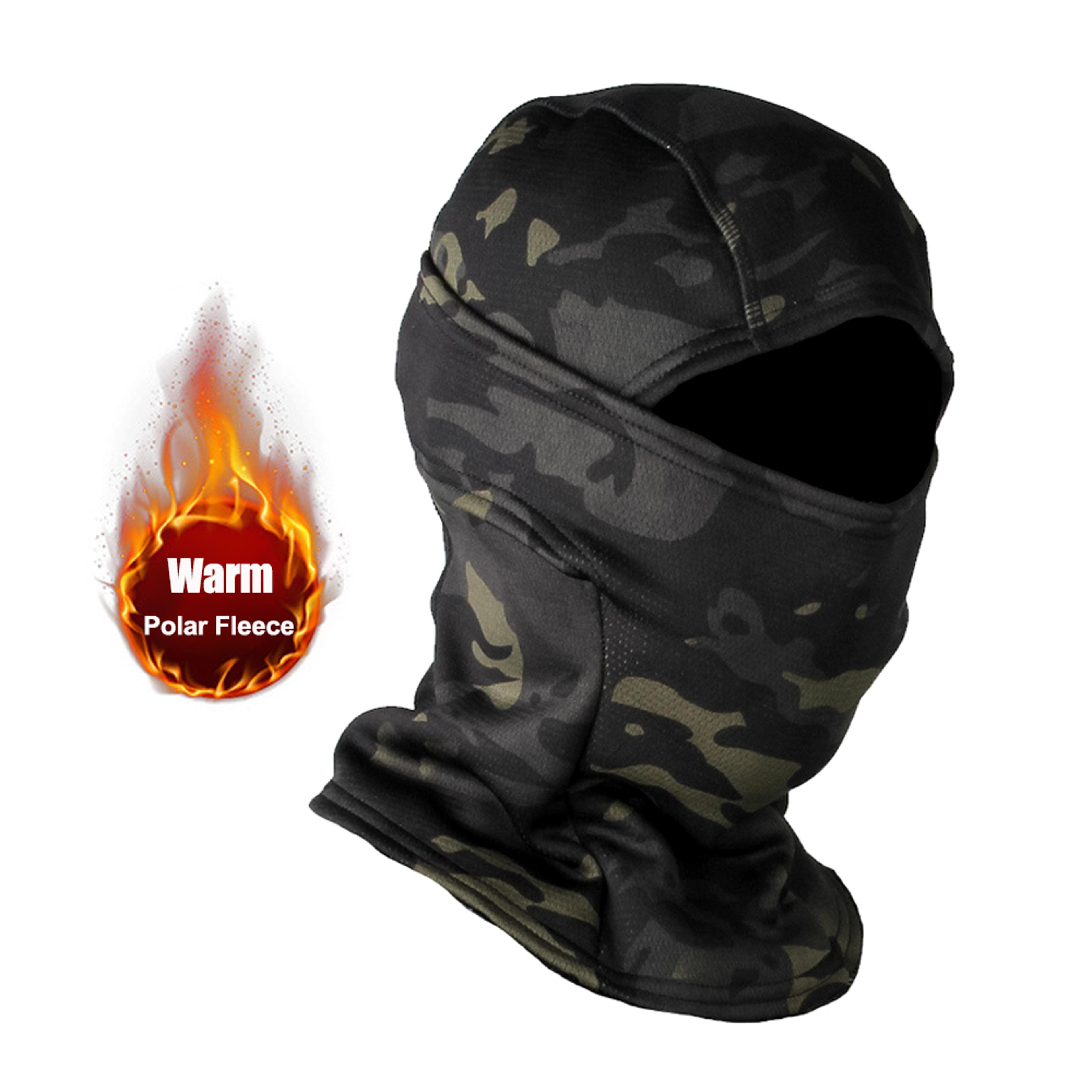 Winter Fleece Balaclava Ski Mask Camouflage Full Face Protection 12
