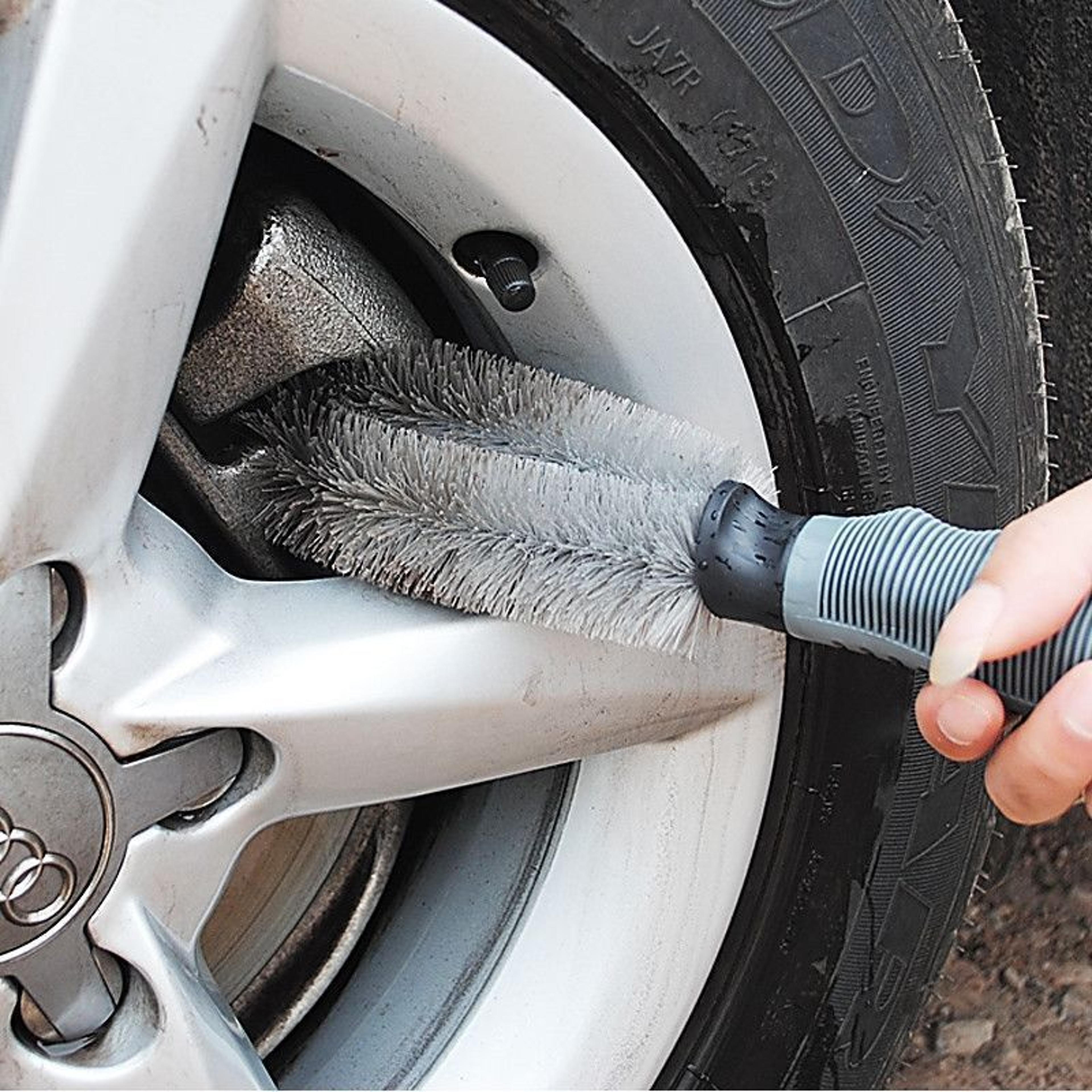 car wheel cleaning brush, profession tire auto detailing brush