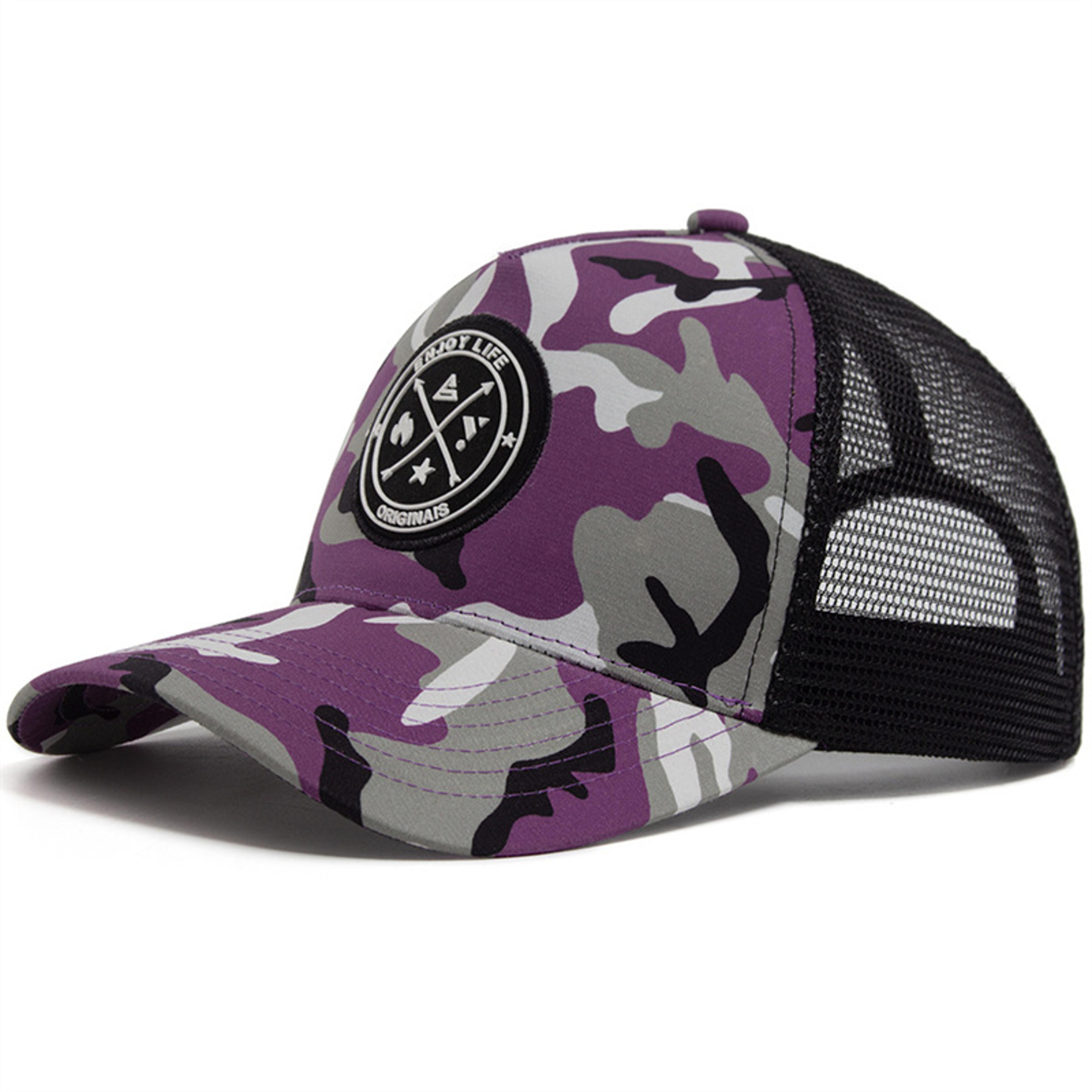 Summer Mesh Baseball Cap Women Men ENJOY LIFE Letter Patch Snapback Hat Casual Breathable Unisex St 10