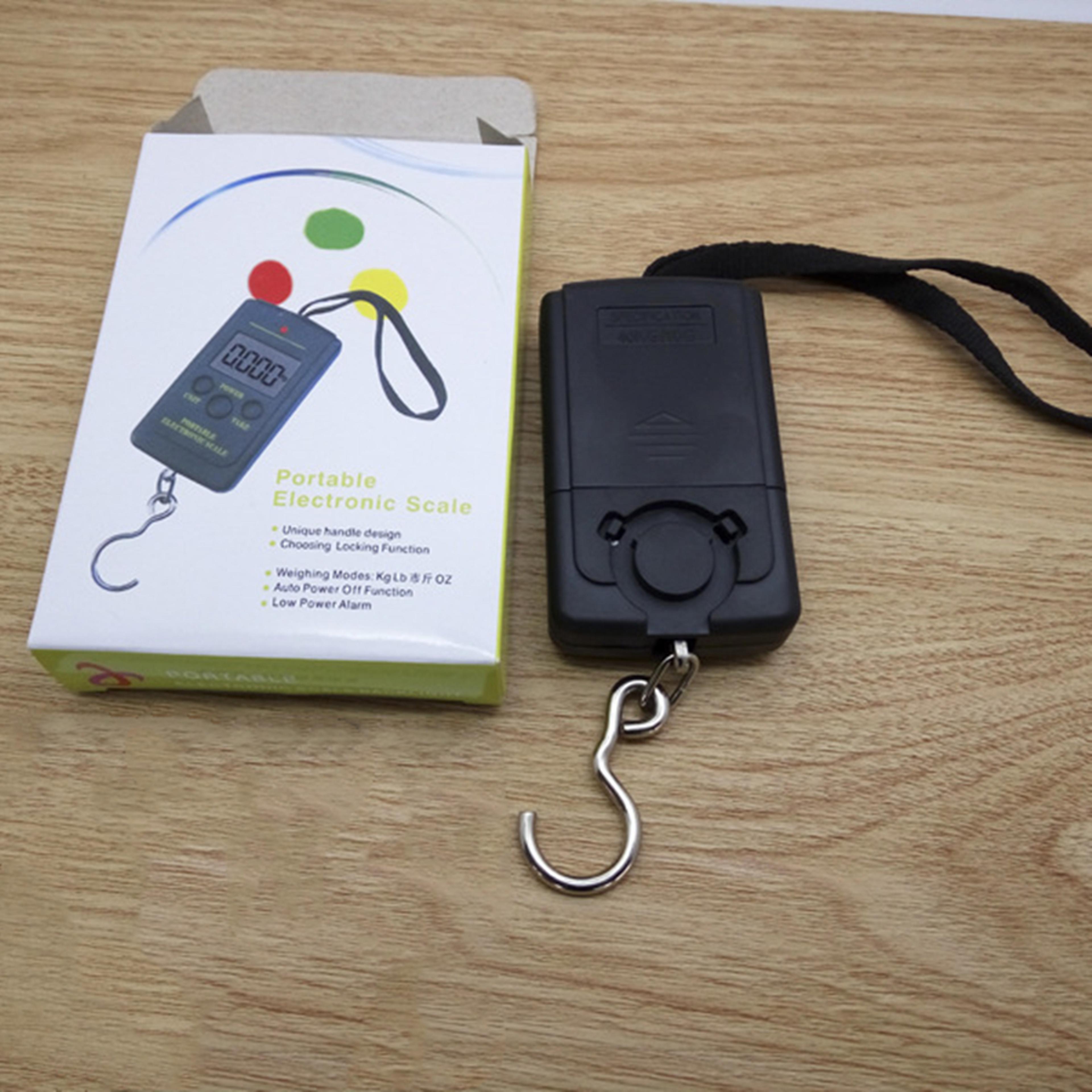 Multi Functional Mini Electronic Digital Portable Hanging Scale Weighs Tool Travel Hook Scales For  3
