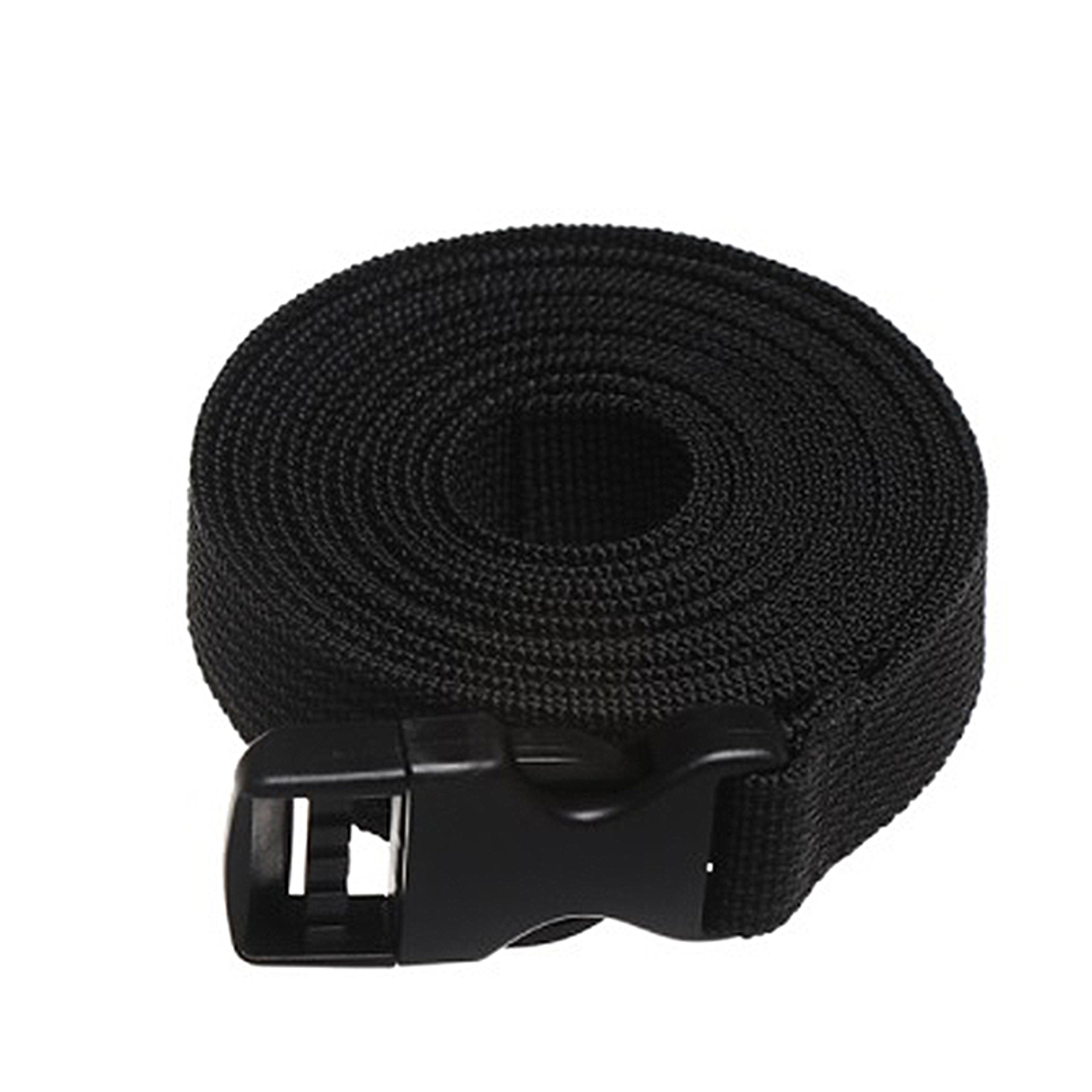 Travel Tied Nylon Cargo Tie Down Black Luggage Lash Belt Durable Strap With Cam Buckle Travel Kits  7
