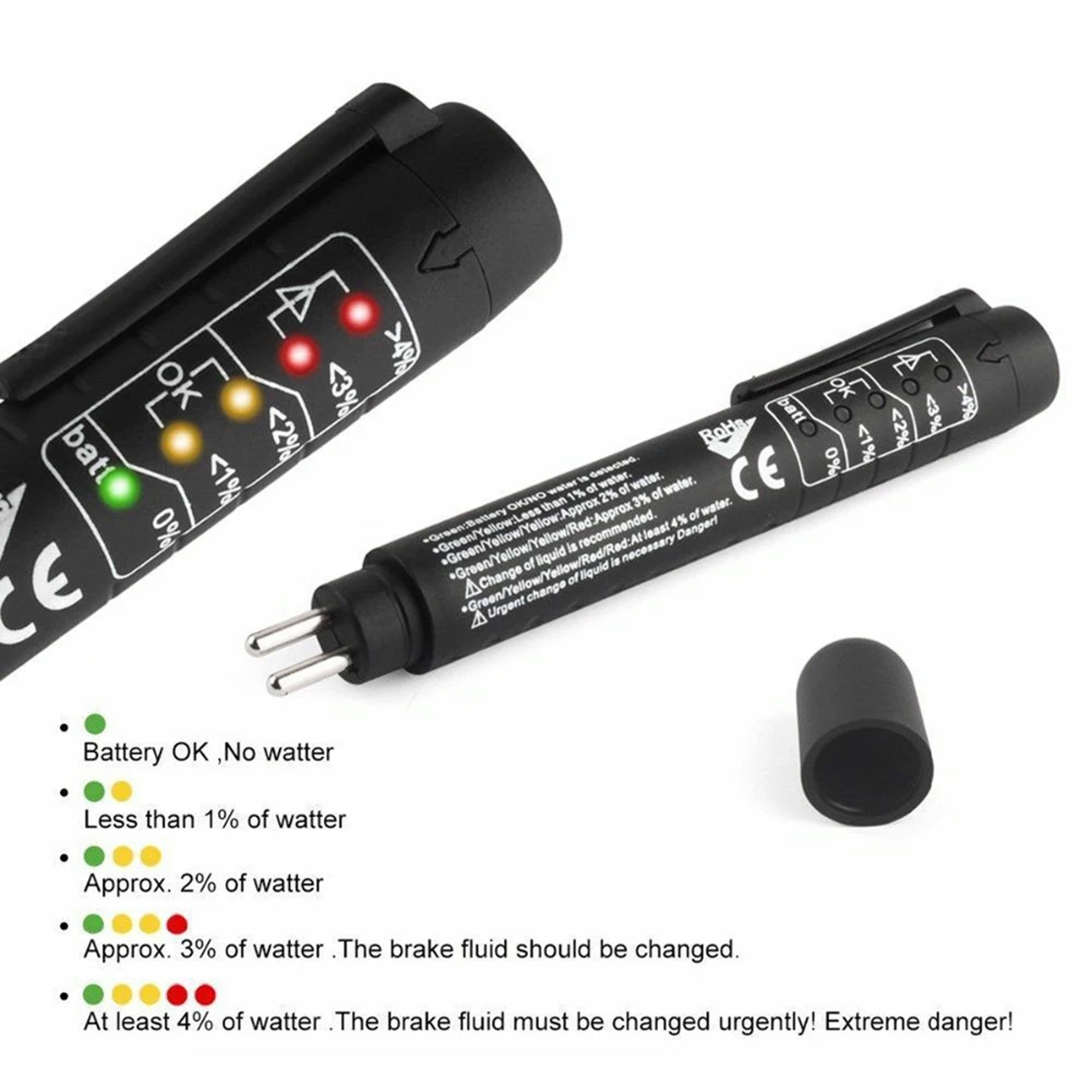Electronic Brake Fluid Tester Pen Car Oil Moisture Meter Universal Brake Fluid Testing Tool 1