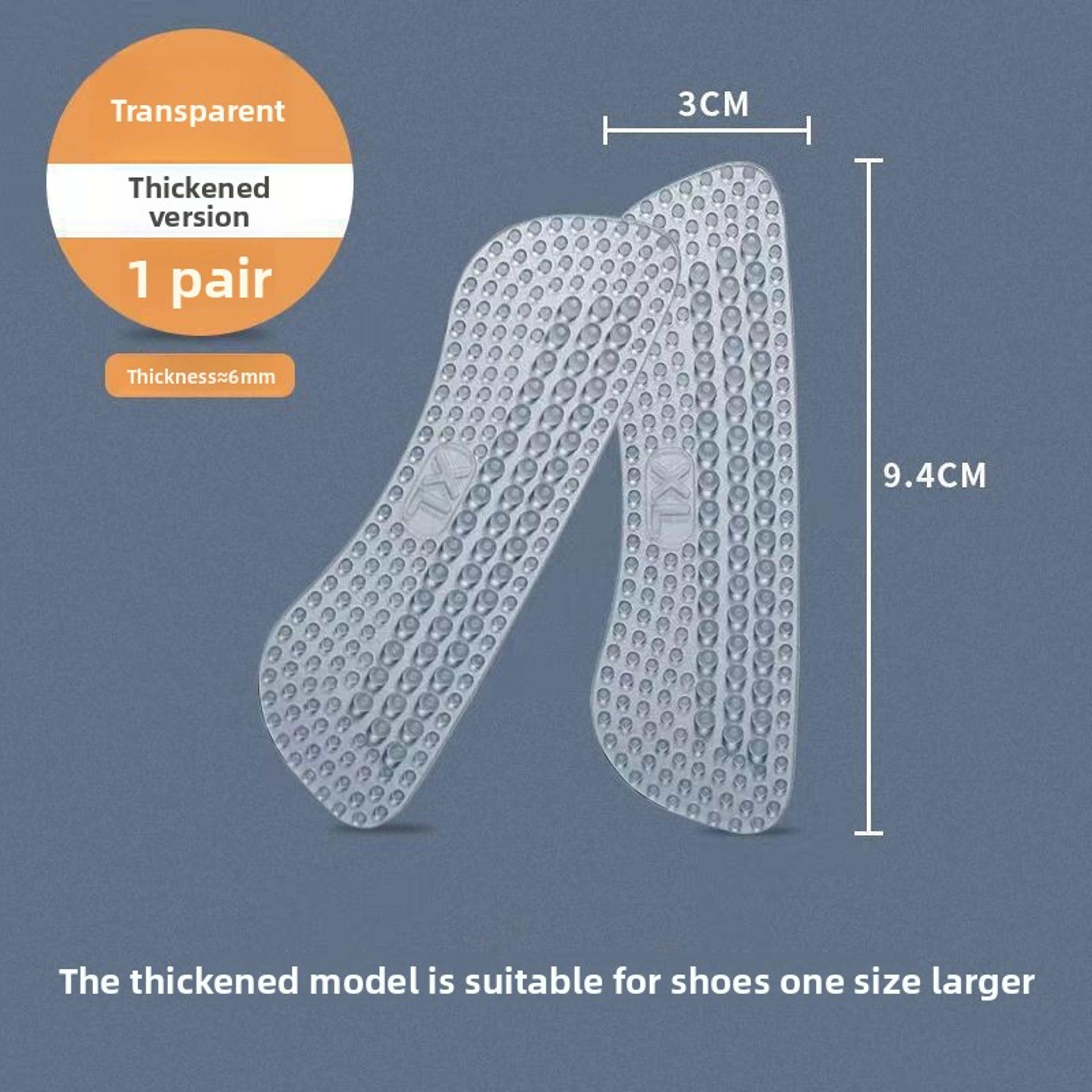 Upgrade Silicone Heel Stickers AntiSlip Heel Cushions For Women And Men 7