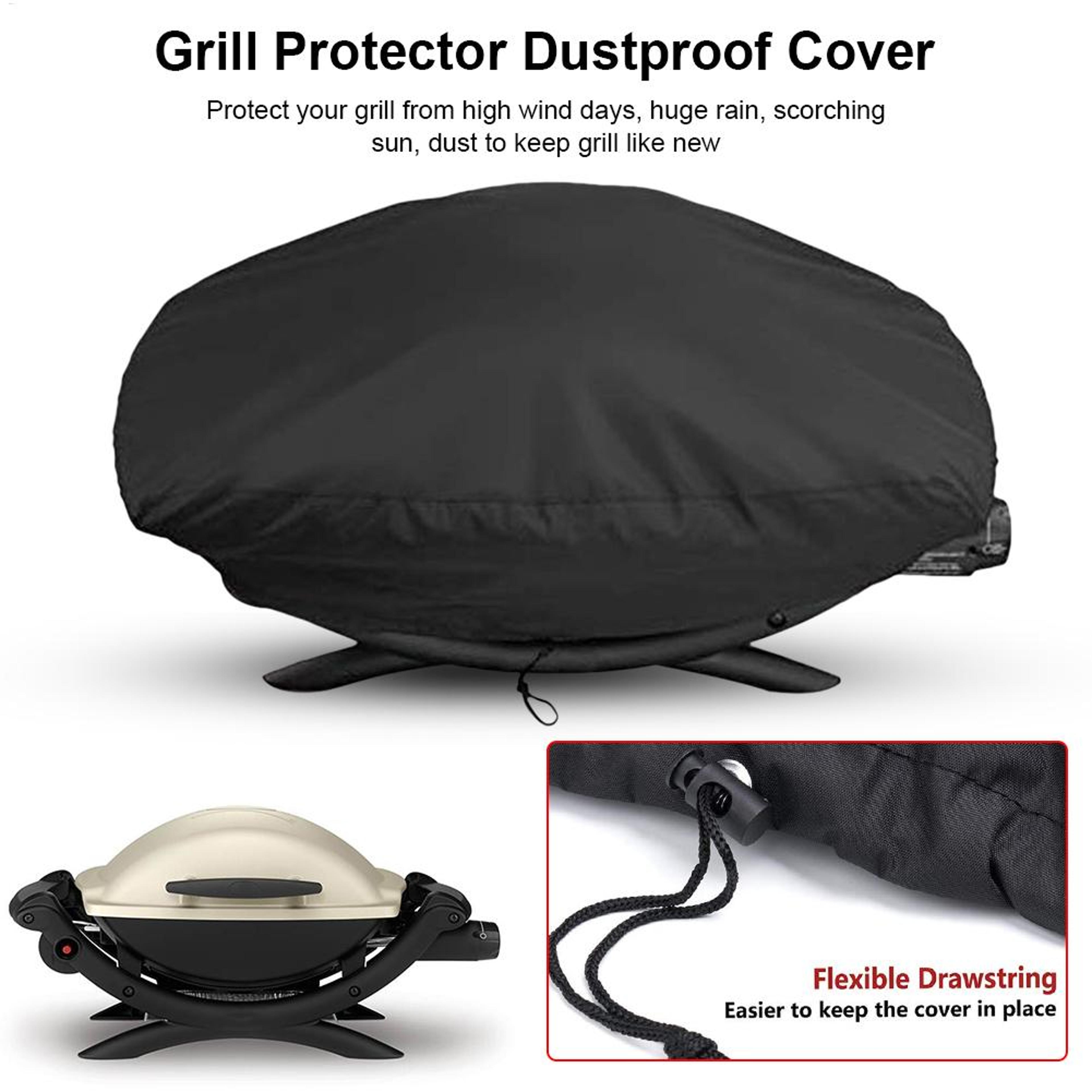 Waterproof Grill Cover Protector Dust Proof Outdoor BBQ Cover For Weber 4