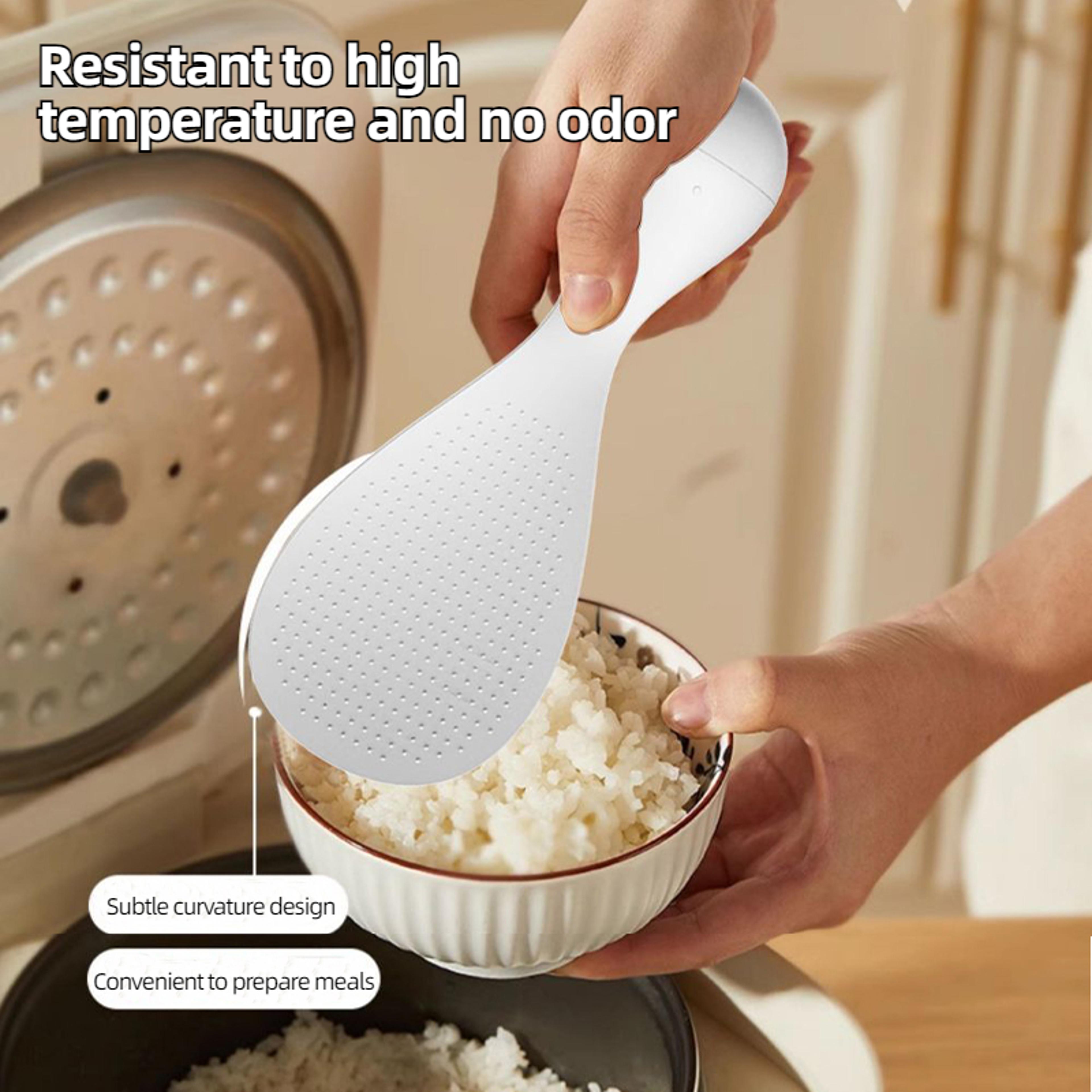 Food Grade Rice Spoon Non Stick Standing Scooper For Buffet Table Ware 3