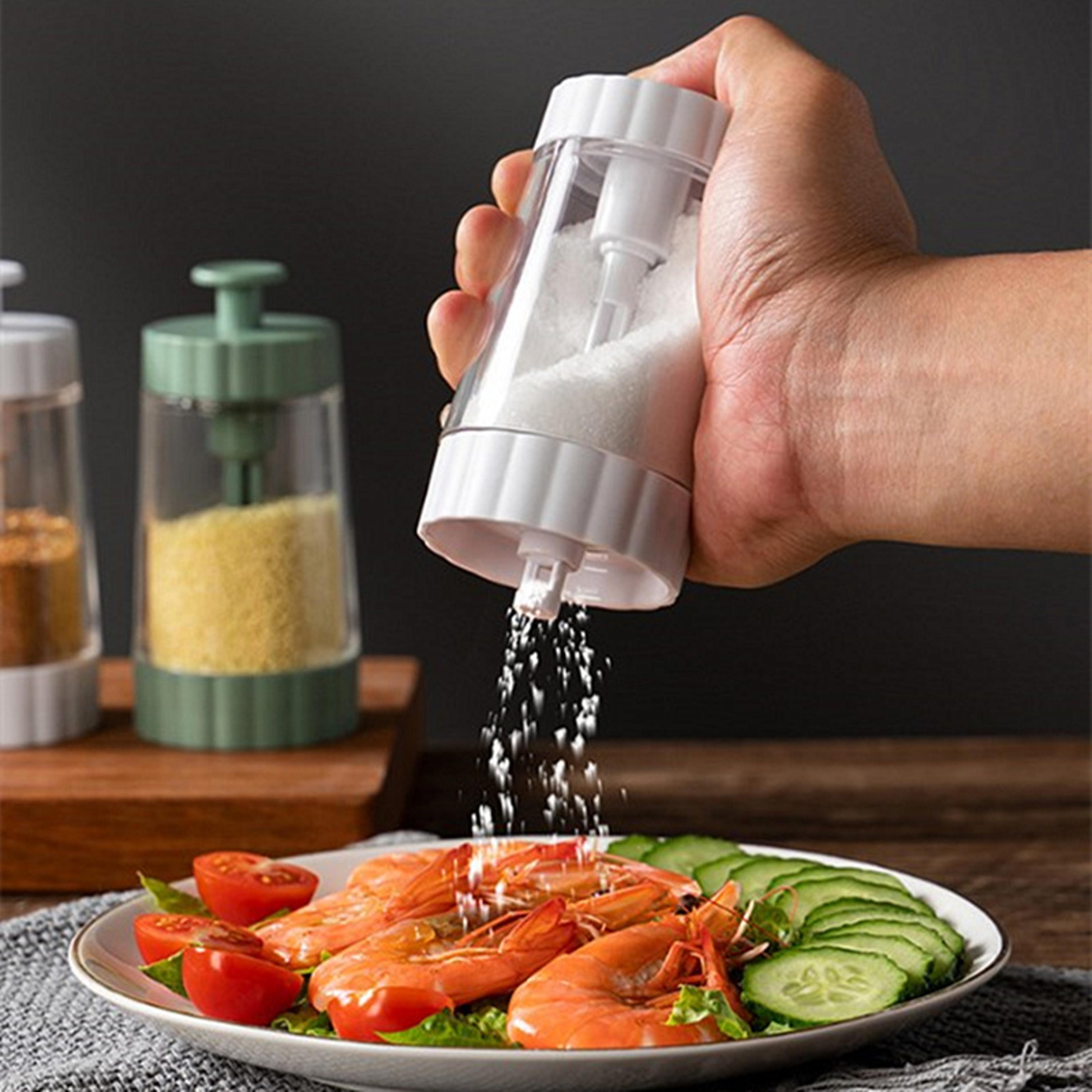 kitchen seasoning jars for spices, salt and pepper spice organiser, barbecue condiment tool