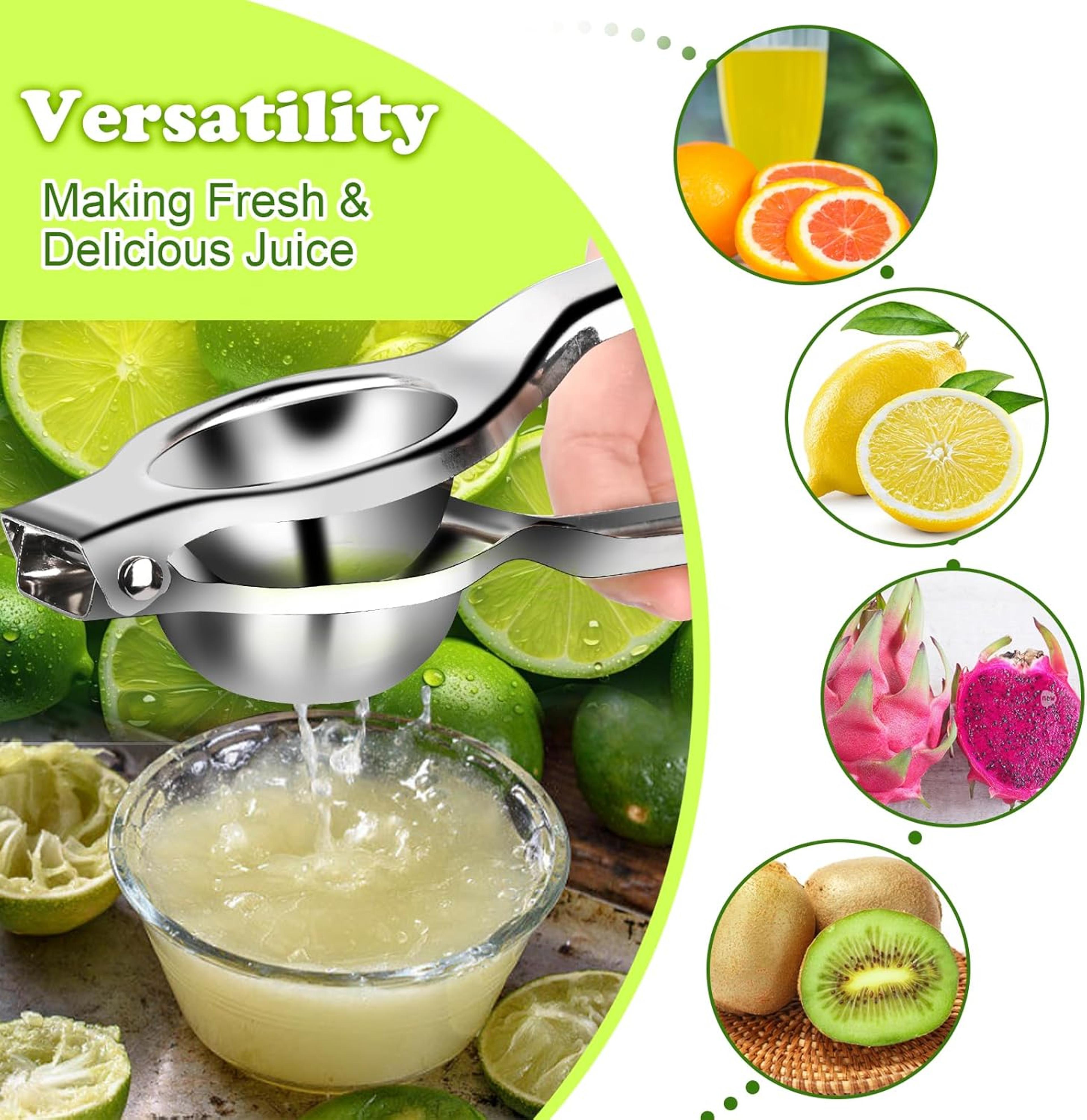 Stainless Steel Lemon Squeezer Manual Lemon Clip Household Orange Citrus Juicers Fruit Pressing Kit