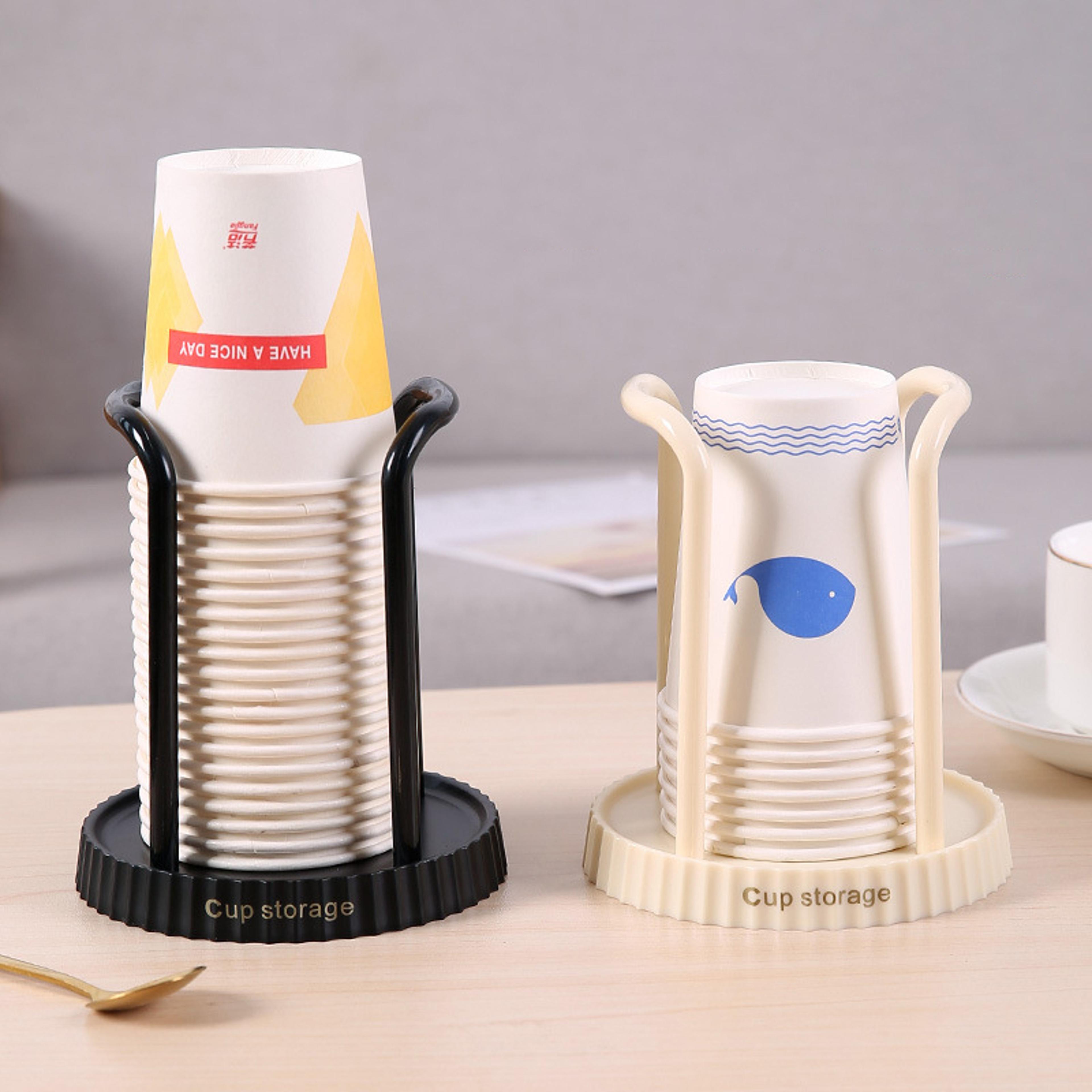 household disposable paper cup holder, desktop storage rack for living room and dining room