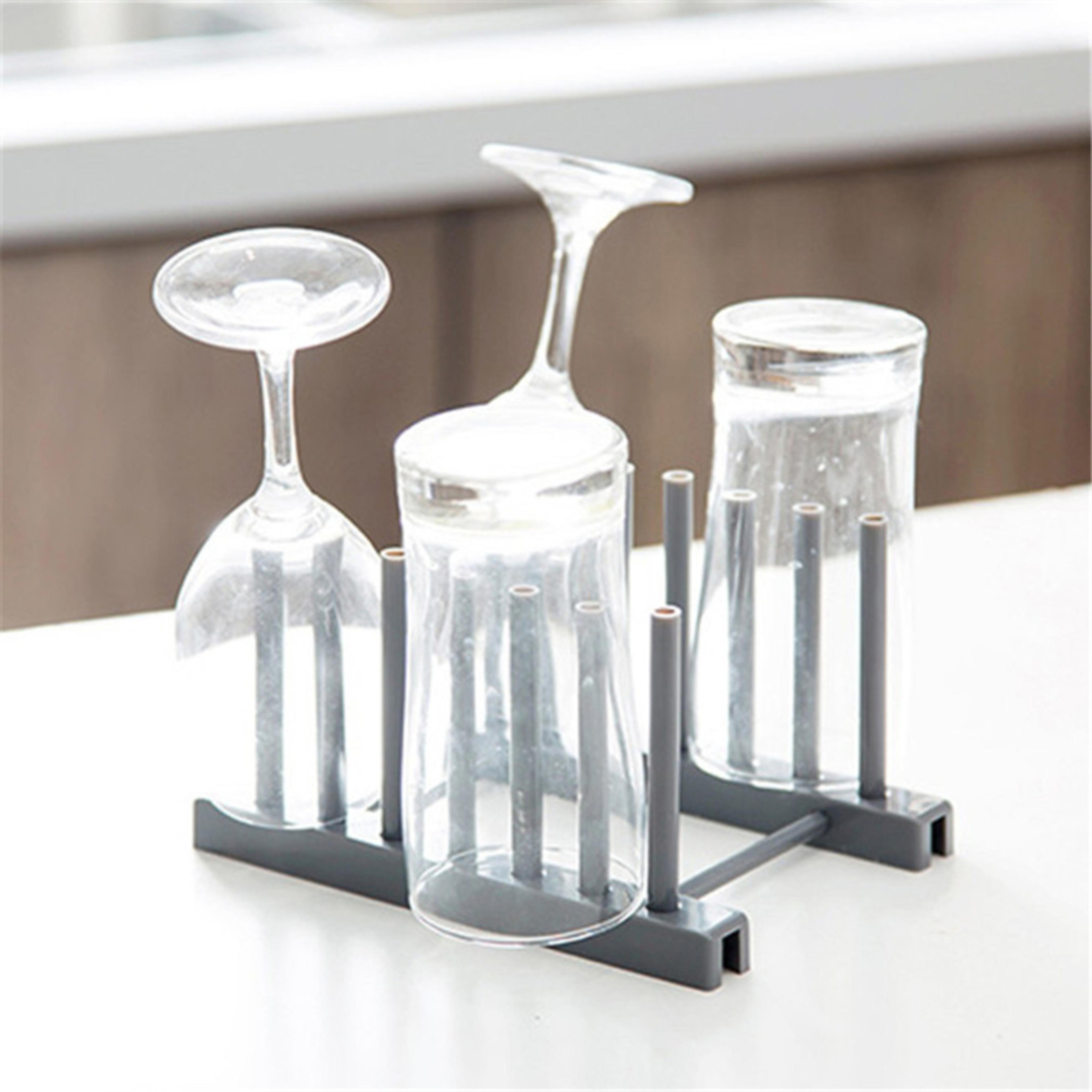 Household Plastic Dish Rack Detachable Storage Frame Kitchen Plate And Pot Cover Racks Drainage She 3