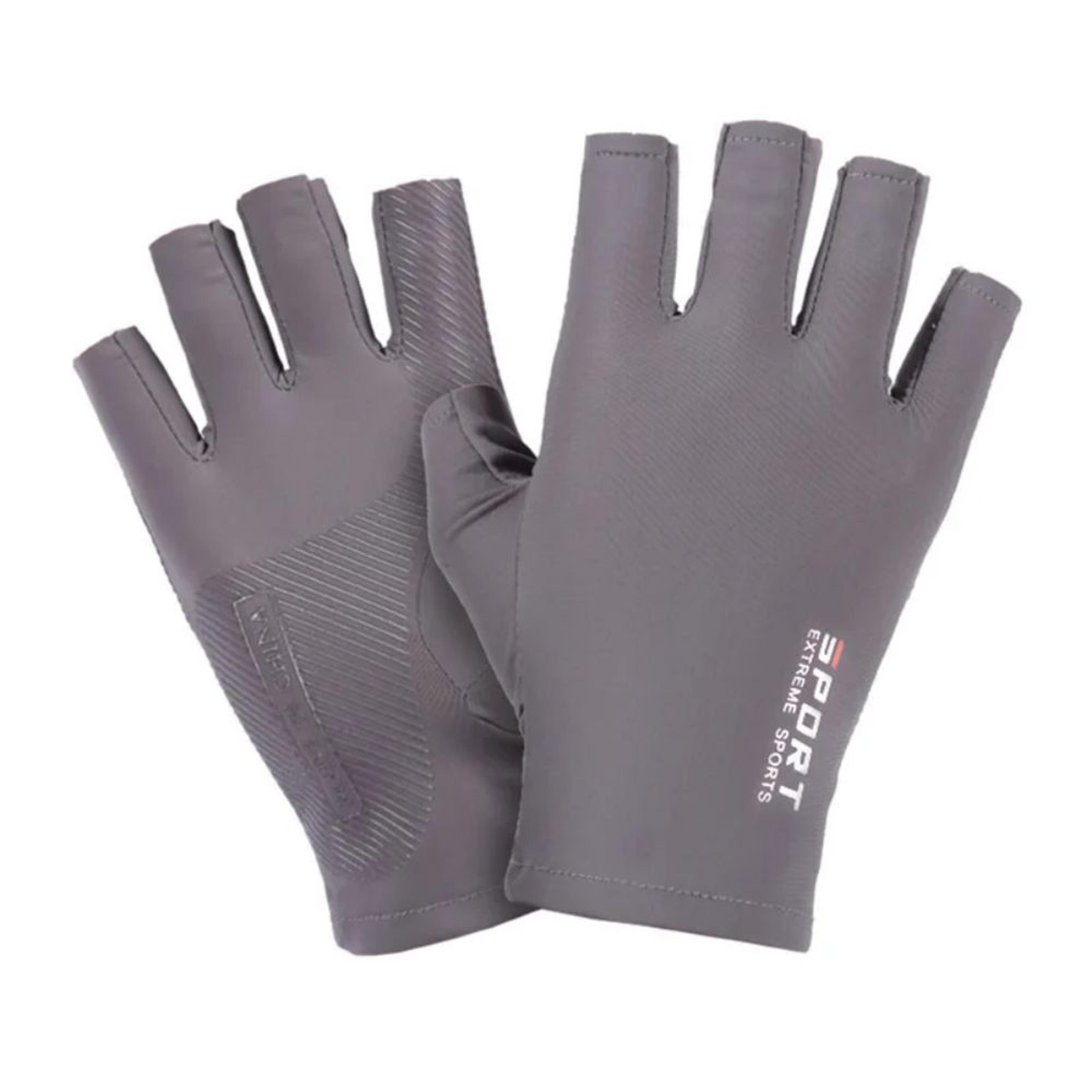 Ice Silk Half Finger Cycling Gloves For Men And Women Comfortable Outdoor Sports Fitness Gloves 3
