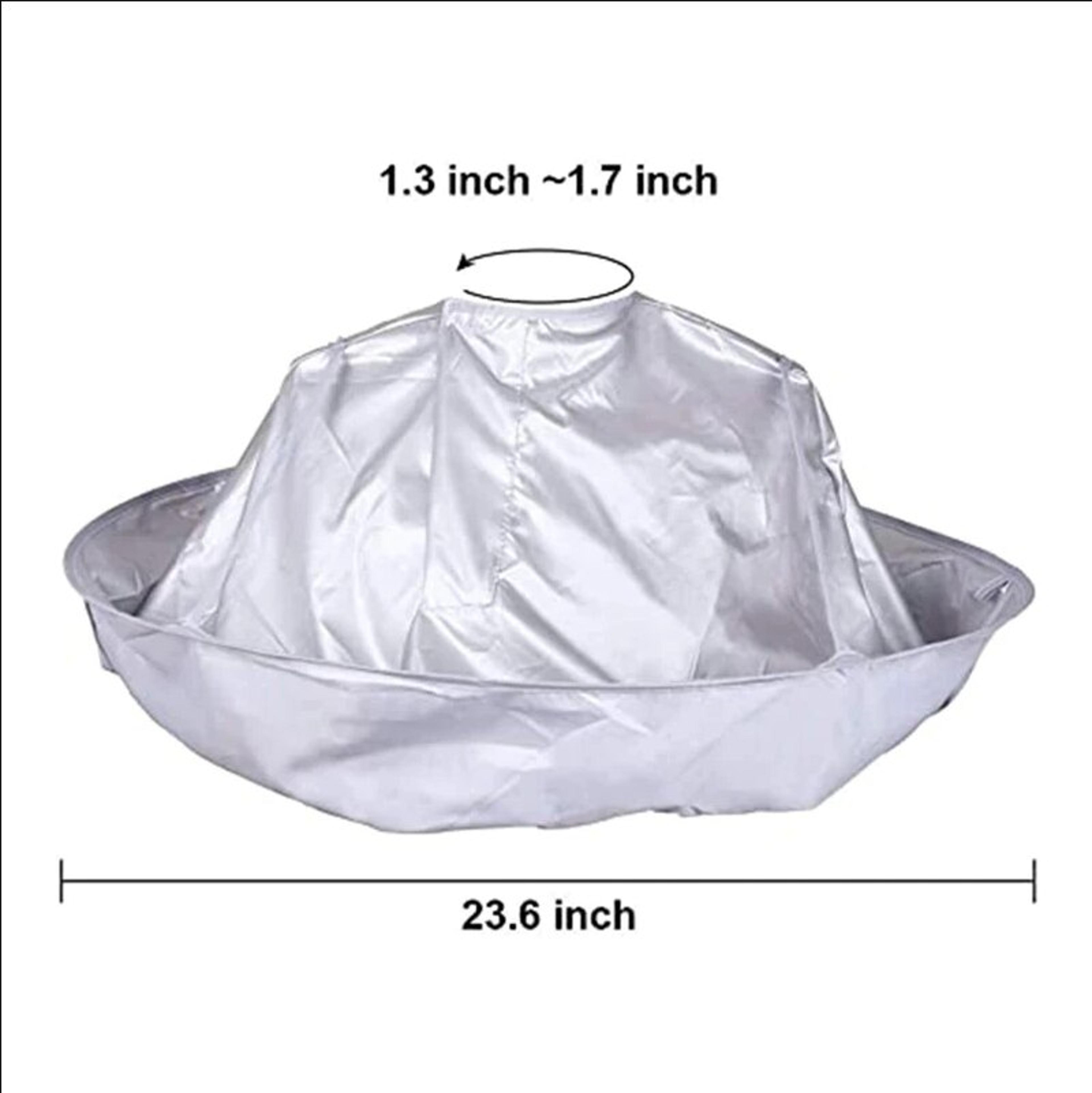 Adult Medium Size Haircut Cloak Cloth Breathable Hair Dye Tool Fold Able Household Haircut Cloak 3