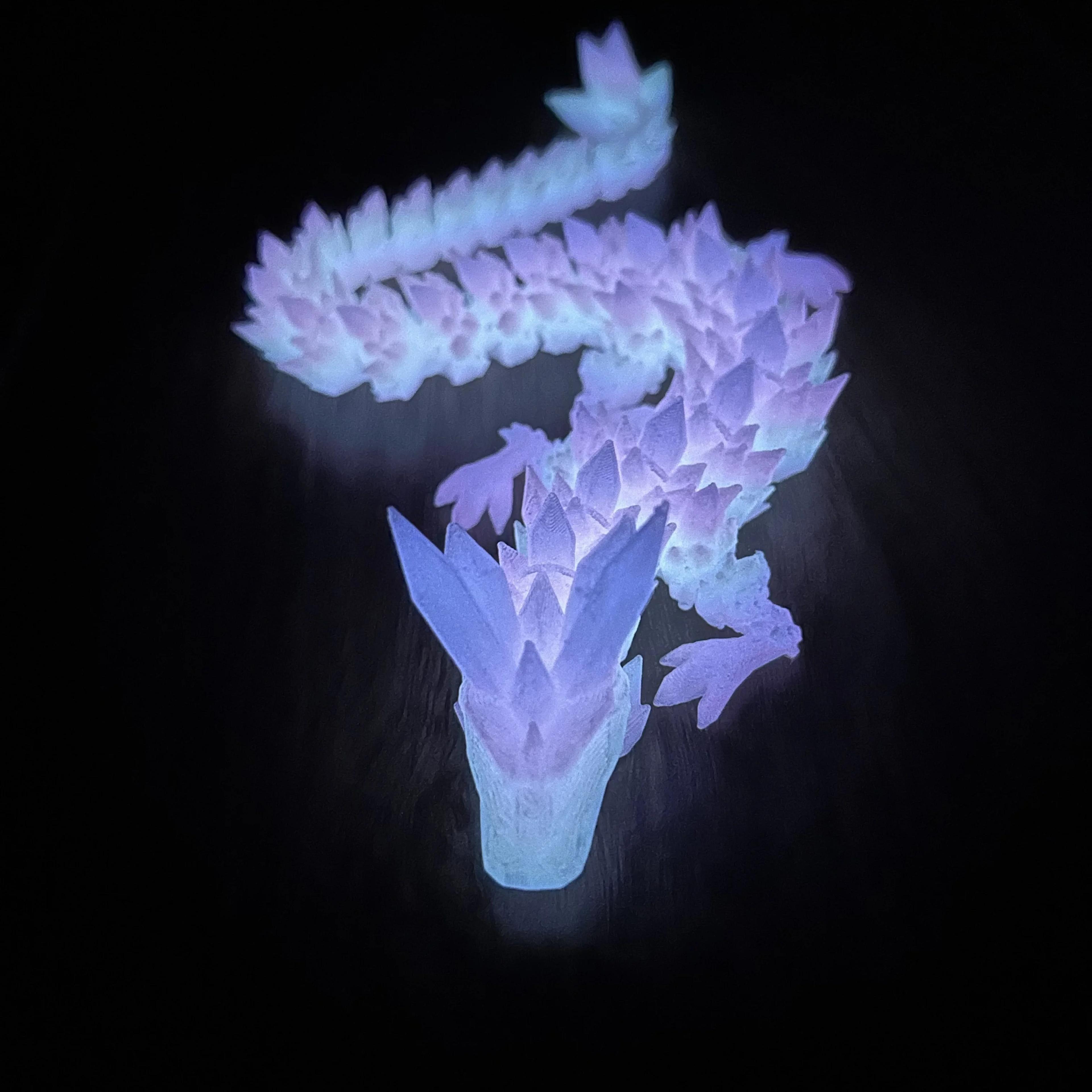Divine Dragon Statue Printed Night Light Dragon Sculpture Aquarium Decoration 2