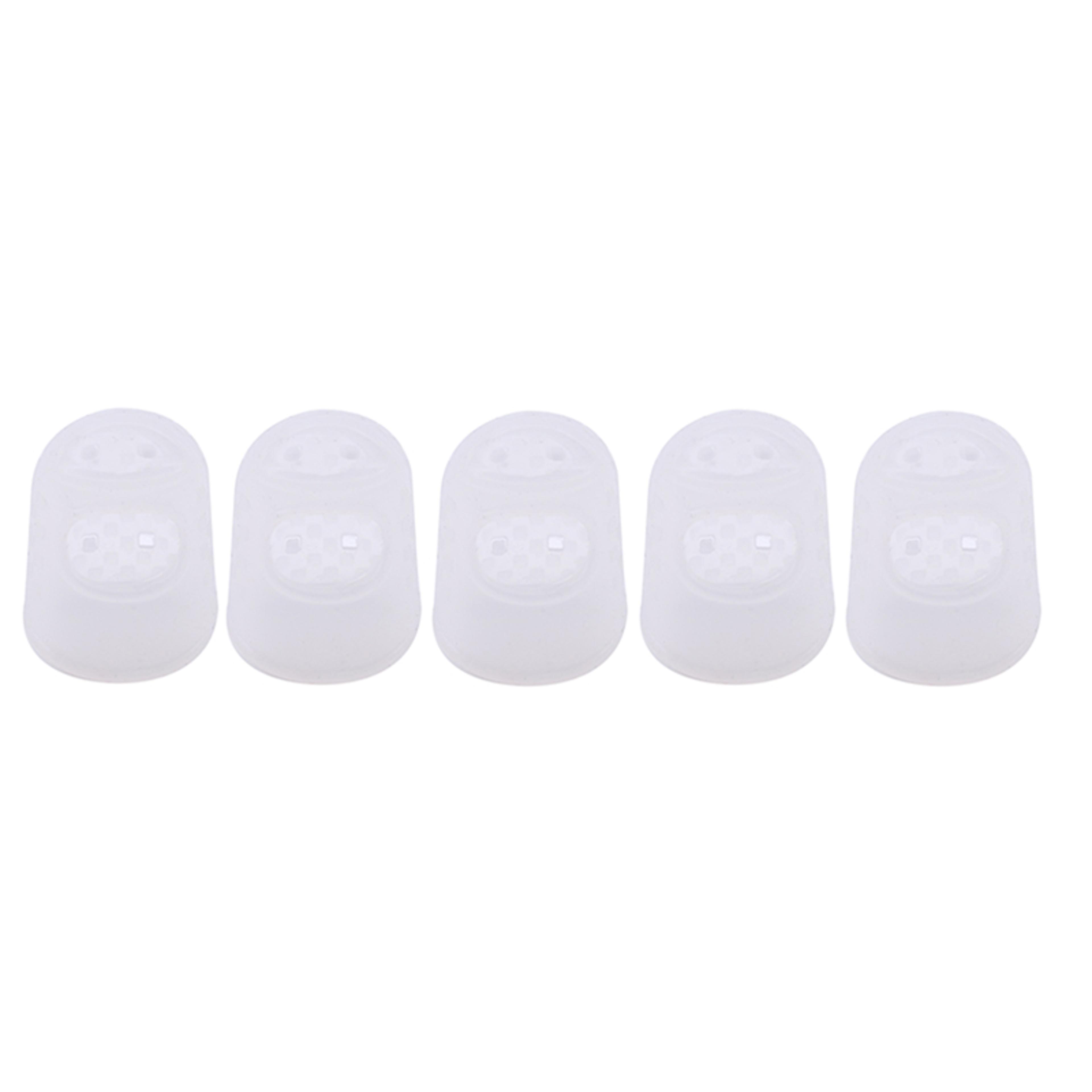 Multi Functional Silicone Thimbles For DIY Crafts Breathable Protective Finger Sleeve Hollowed Out  4
