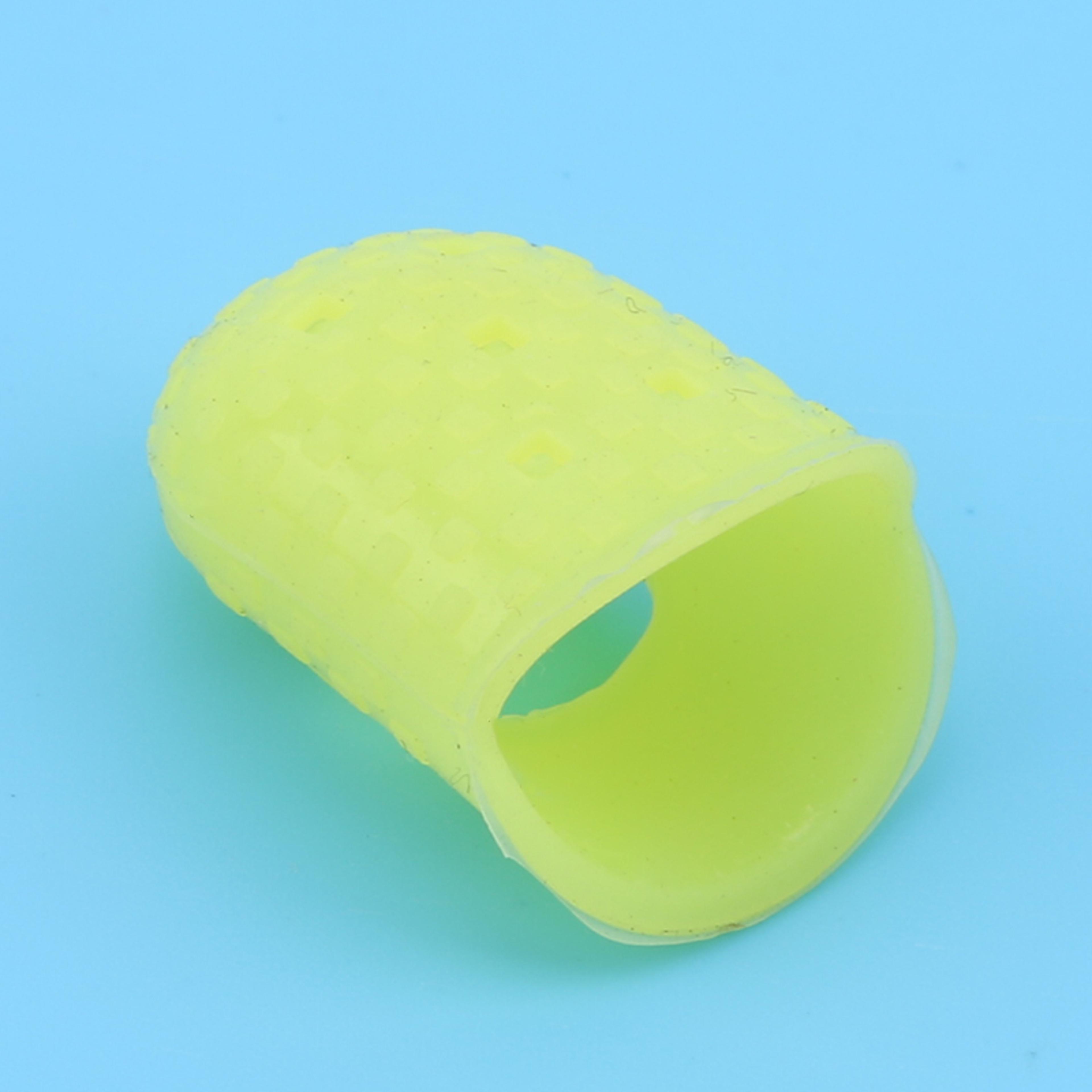 Multi Functional Silicone Thimbles For DIY Crafts Breathable Protective Finger Sleeve Hollowed Out  1