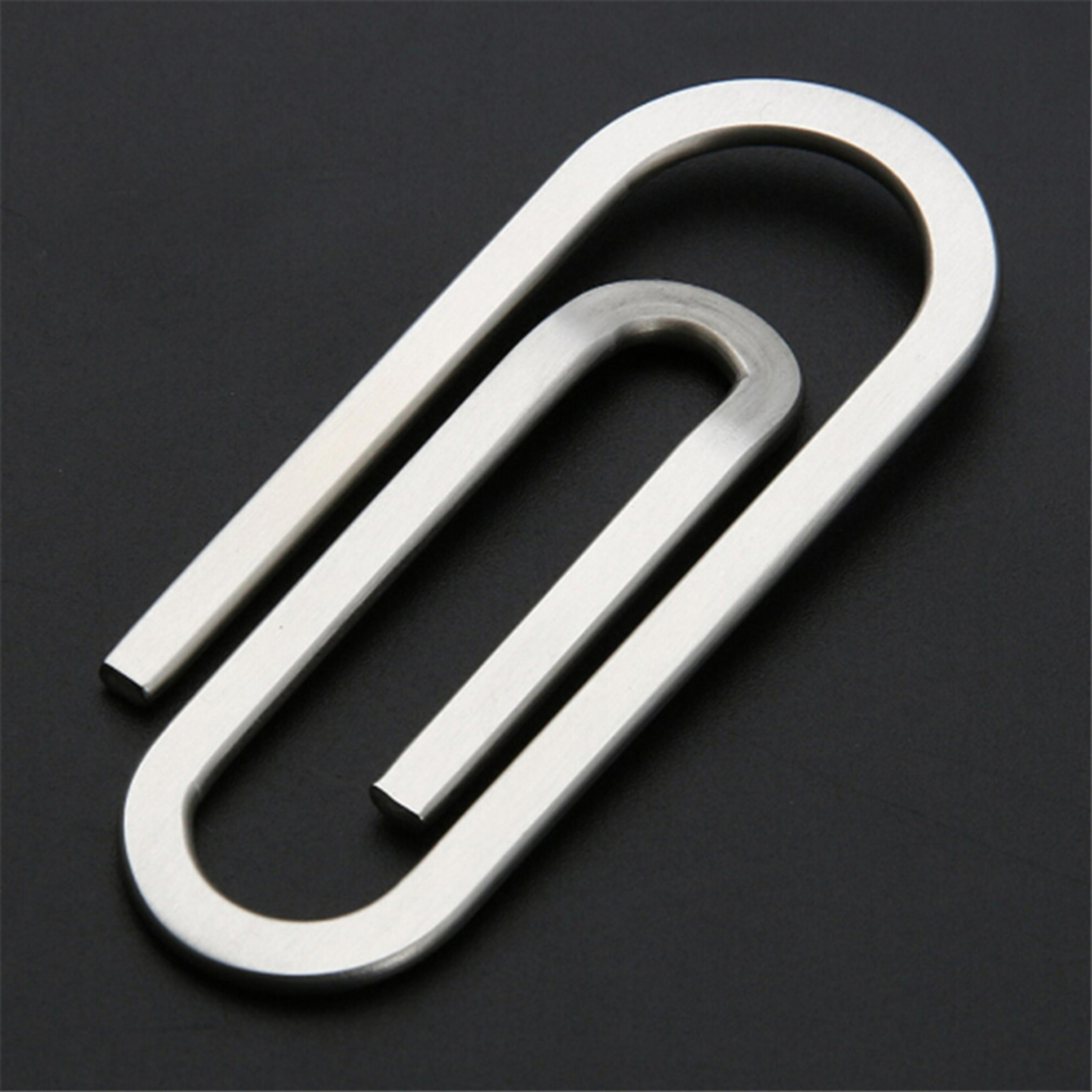 Stainless Steel Money Clips For Paper And Banknotes Creative Design 1