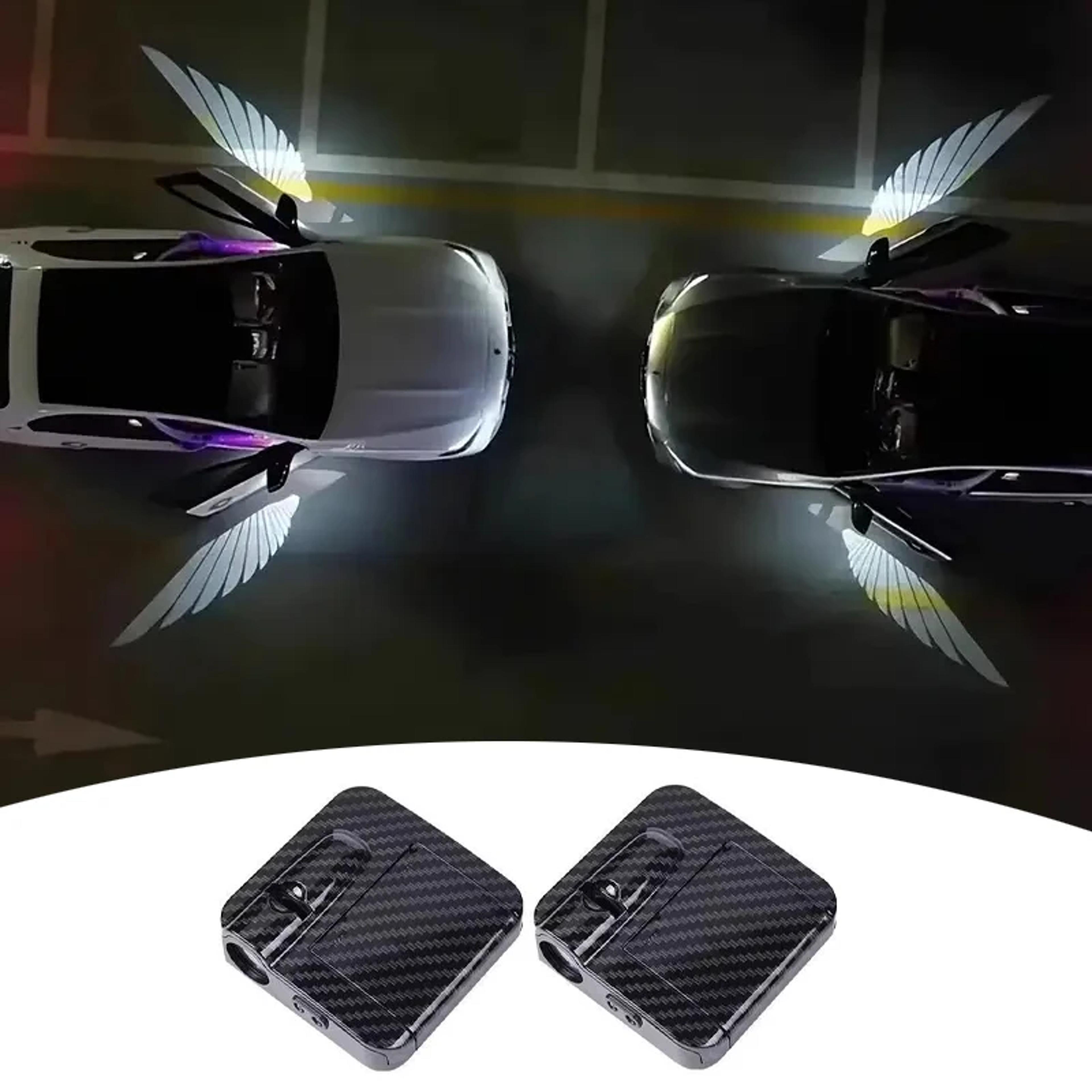 Wireless Battery Powered Car Door Projector HD Laser Auto Accessory No Wiring Required For Easy Nig 6