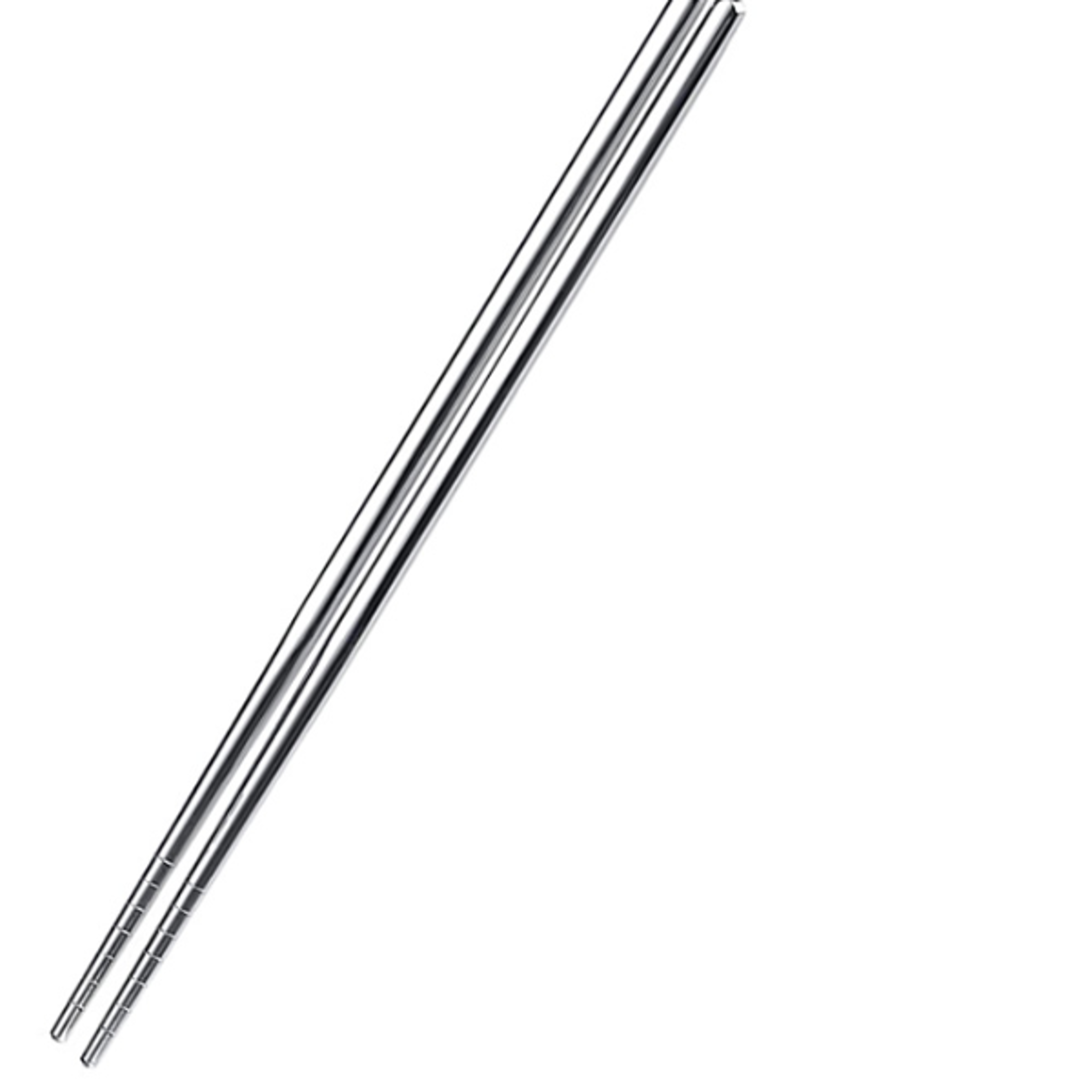 Pairs Stainless Steel Chopsticks Nonslip Metal Sushi Chopstick Set Food Tableware