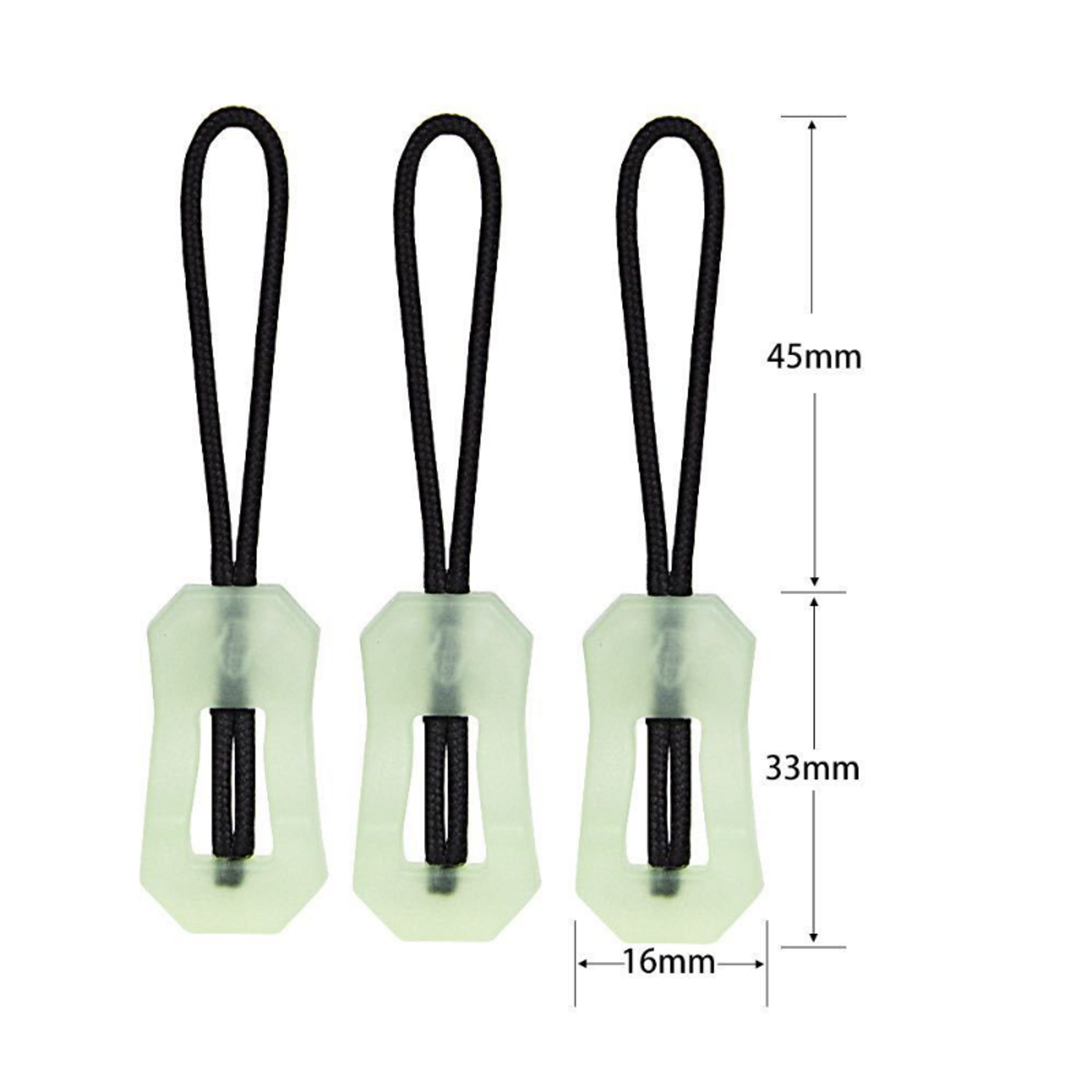 Glow In The Dark Zipper Head AntiLost Backpack Repair Kit 4