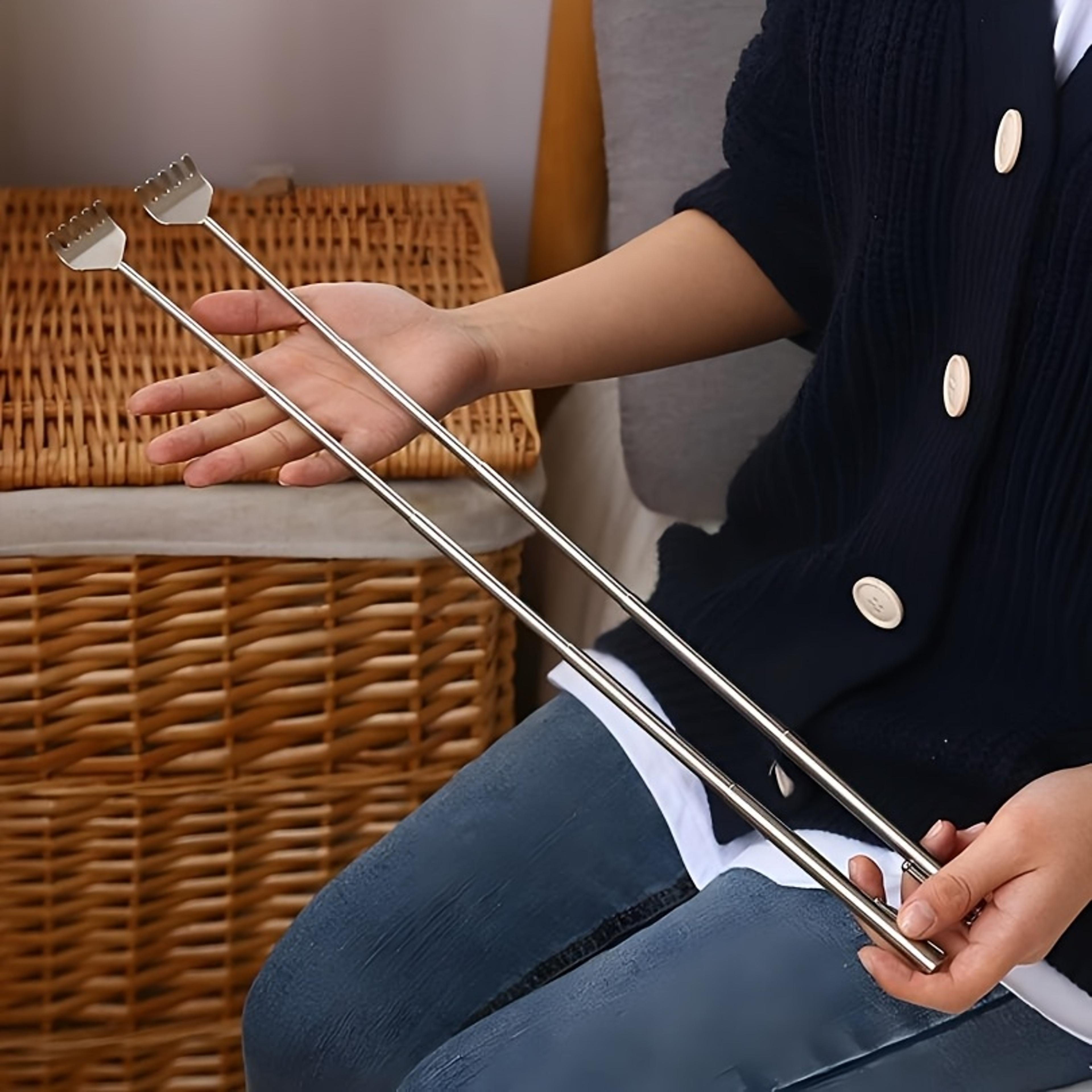 Extendable Back Scratcher For Men Portable Telescopic Metal Back Hand Massager Birthday Christmas G 3