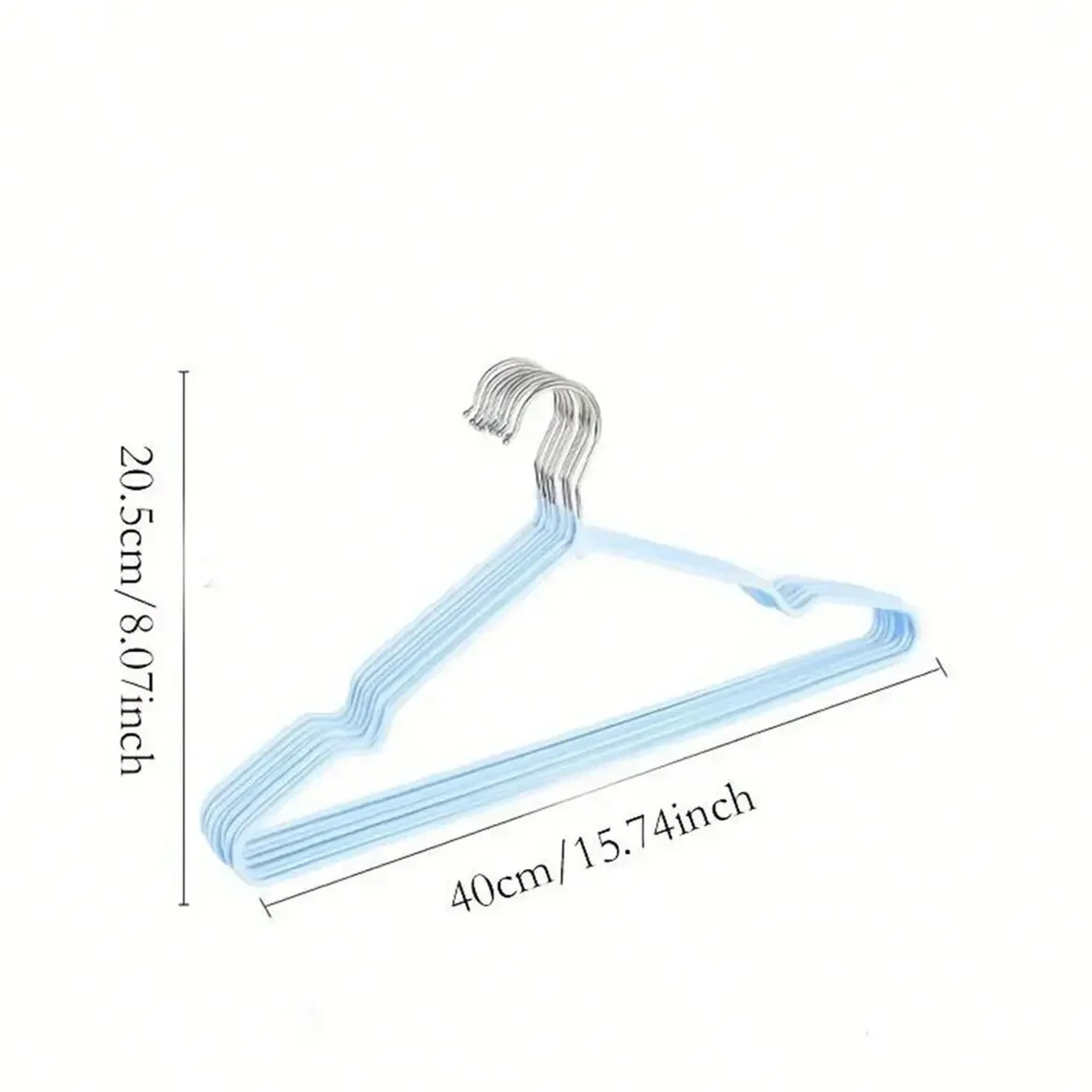 Metal Trace Less Noslip Clothes Hangers Durable Strong Clothes Racks Space Saver For Bedroom Organi 1