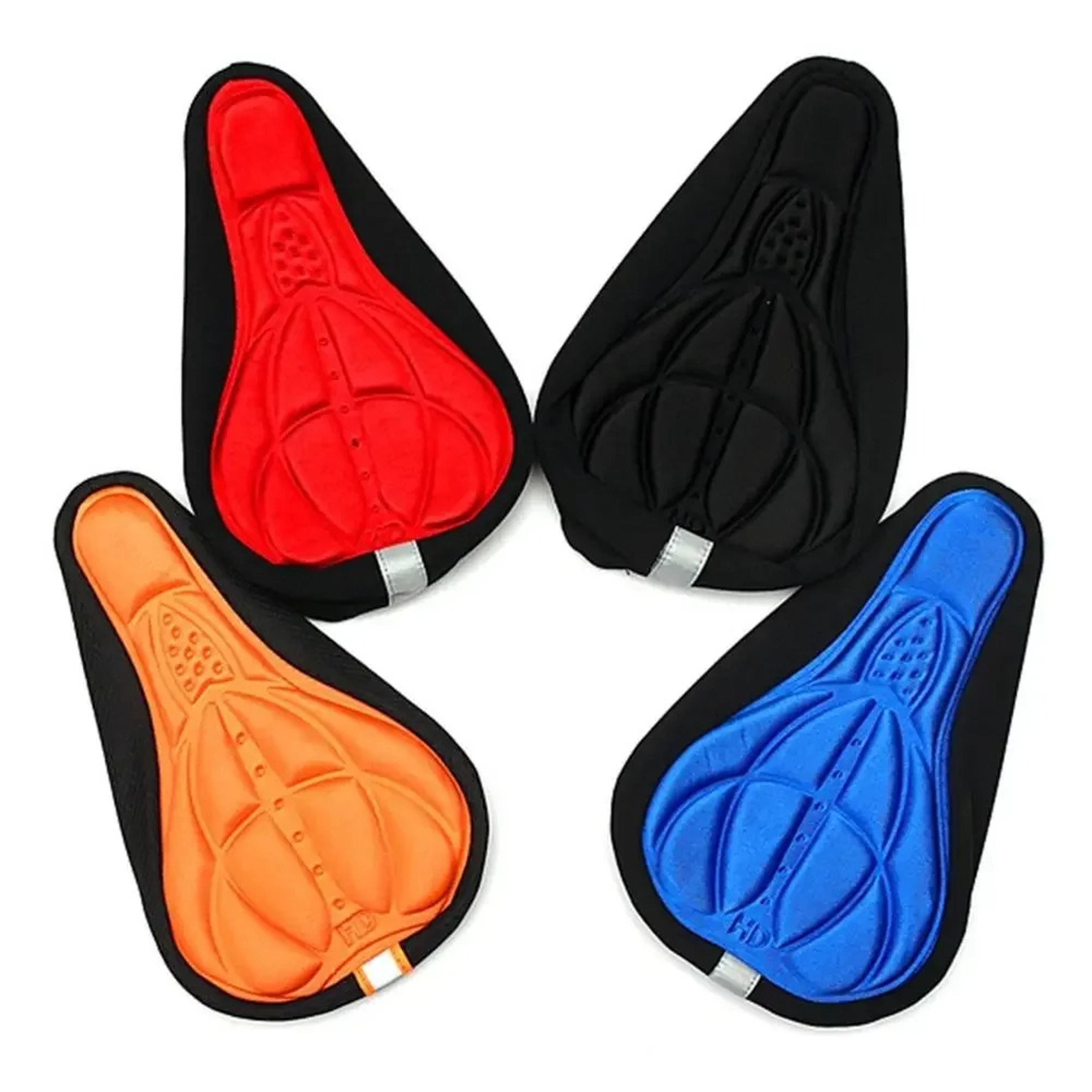 Bicycle Saddle 3D Soft Cycling Seat Cover Mountain Bike Breathable Cushion Thickened Sponge Pad 4