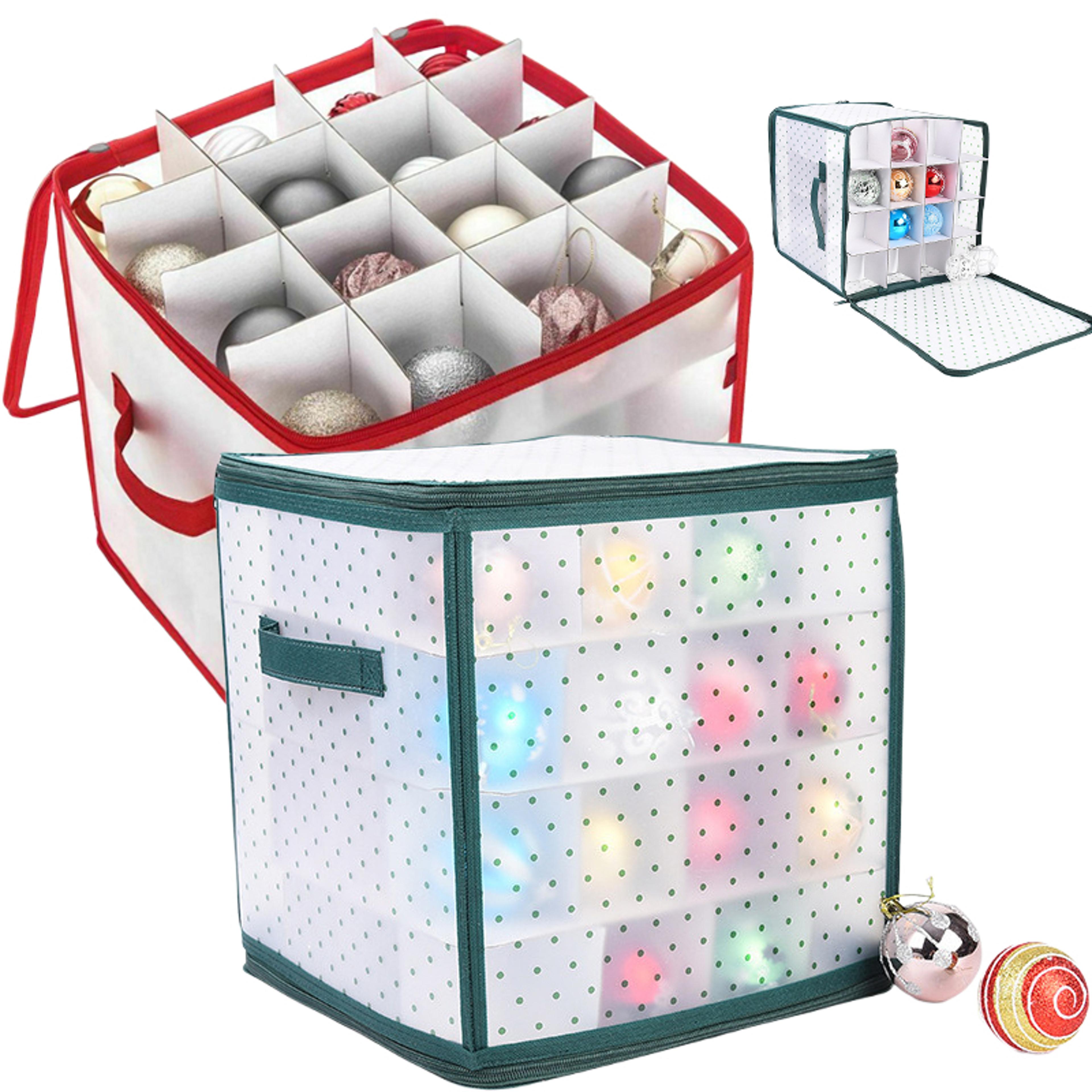 Baubles Storage Box Christmas Balls Storage Xmas Tree Decorations Organizer 0