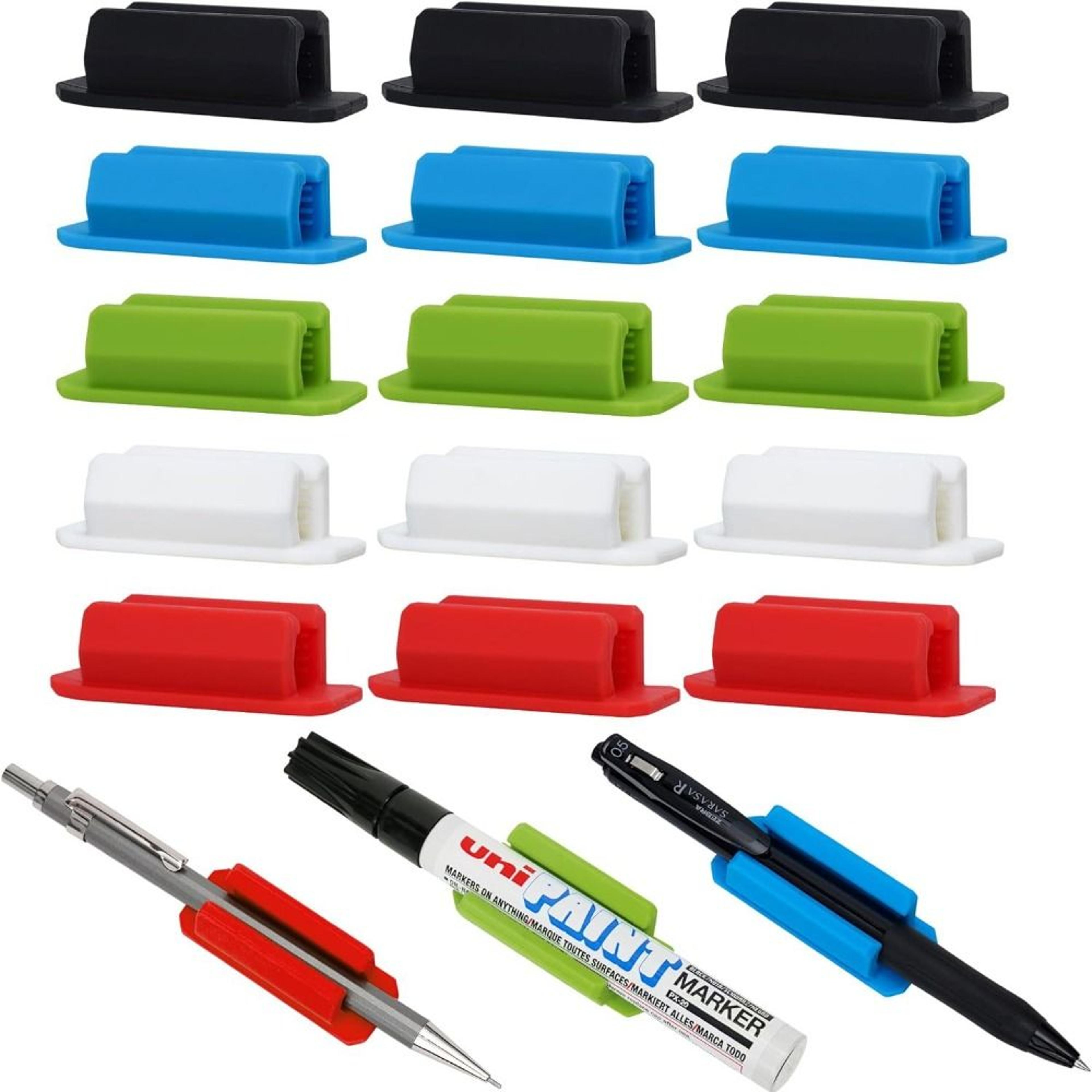 High Quality Silicone Pen Holder SelfAdhesive Pen Rack Creative Antifall Marker Storage For Desktop 1