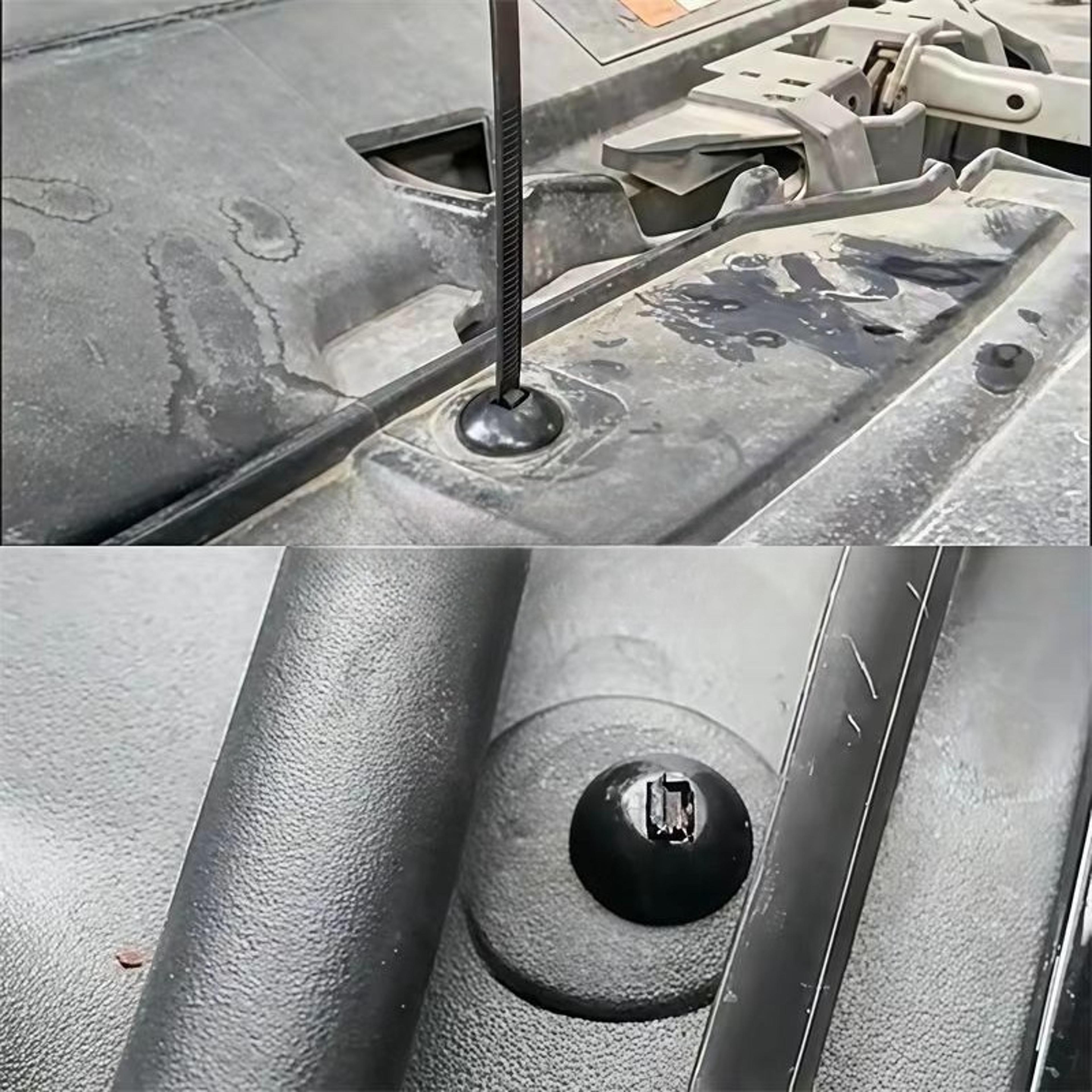 Universal Nylon Cable Tie Buckle Auto Fastener Screw Replacement Clip Secure Car Fender Trunk Engin