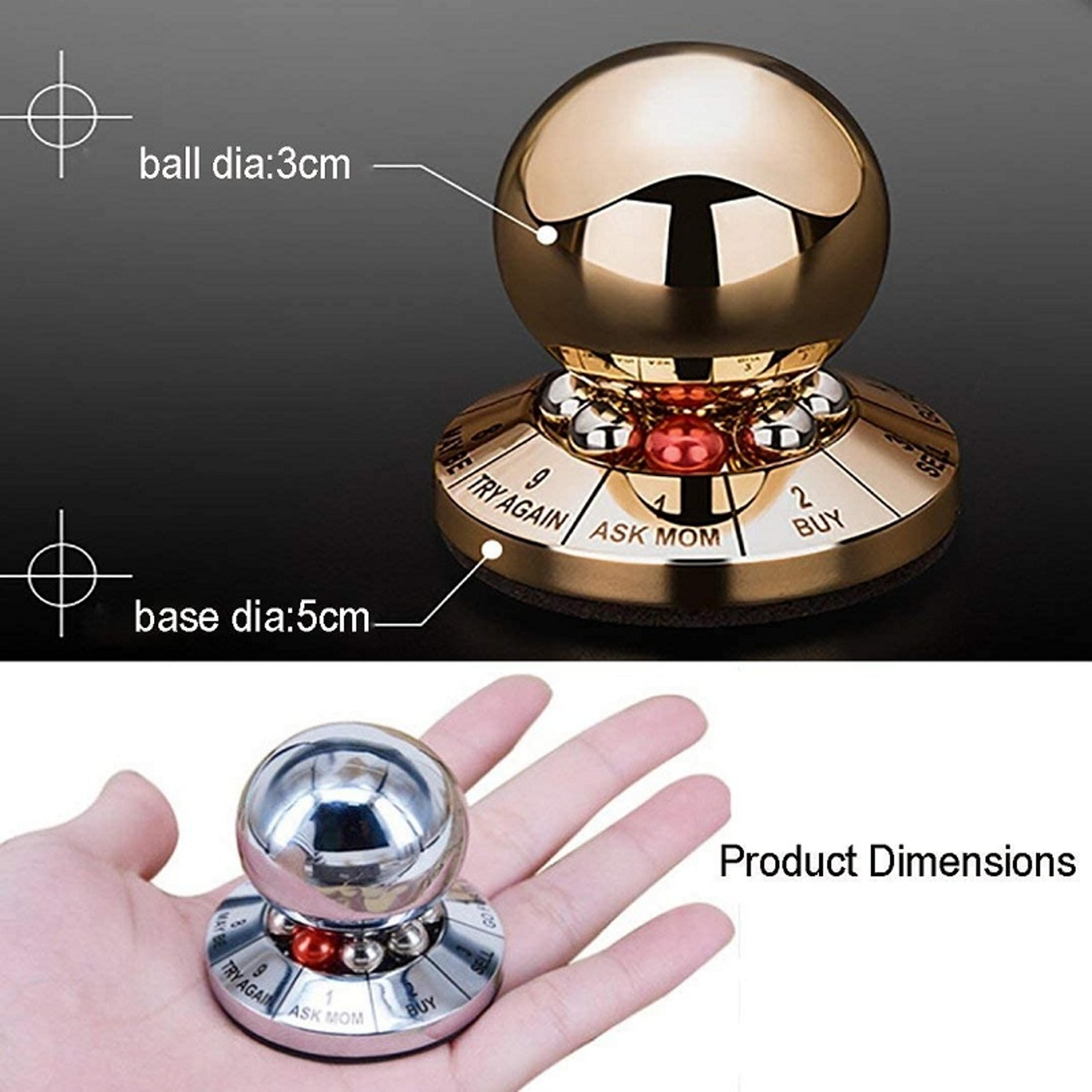 Fate Lucky Decision Ball Home Office Stress Relieving Toy Finger Rotatory Desktop Decoration Gift F 2