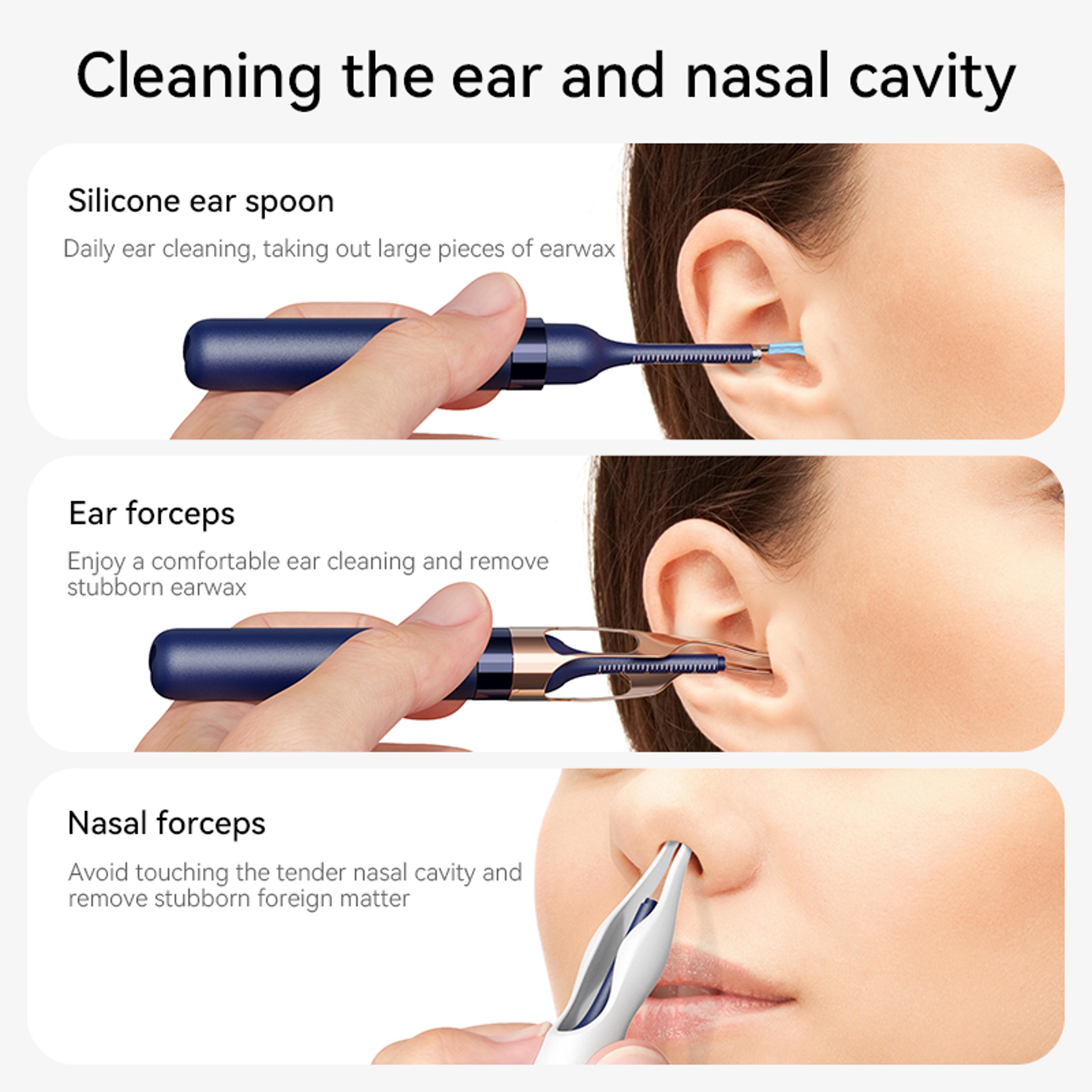 Upgraded Smart Visual Ear Wax Cleaner With Camera Endoscope MultiFunctional Ear Cleaning Tool 2