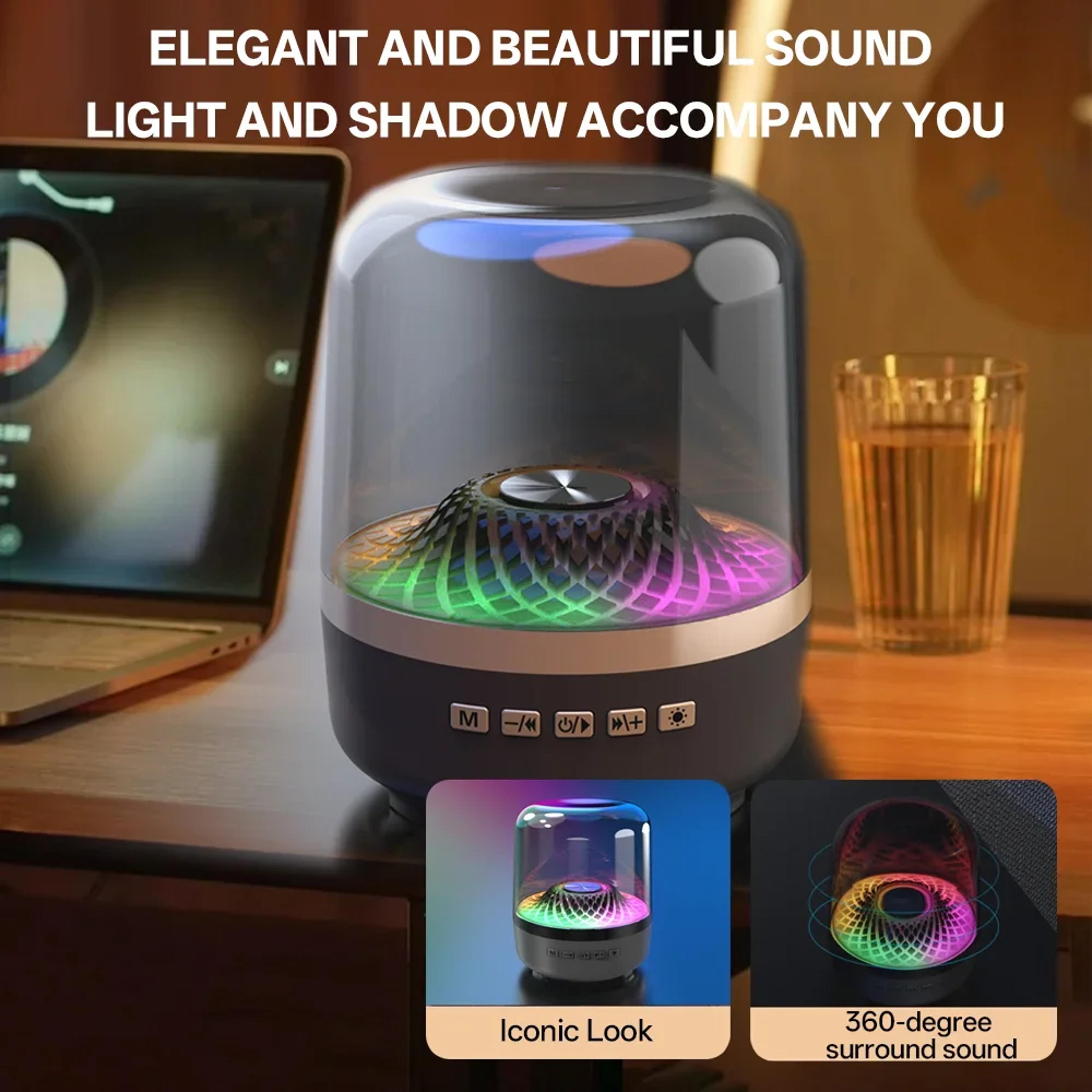 Portable Wireless Soundbar Bluetooth 53 Home Theater Speaker Subwoofer HiFi Acoustic Breathing Lamp 3