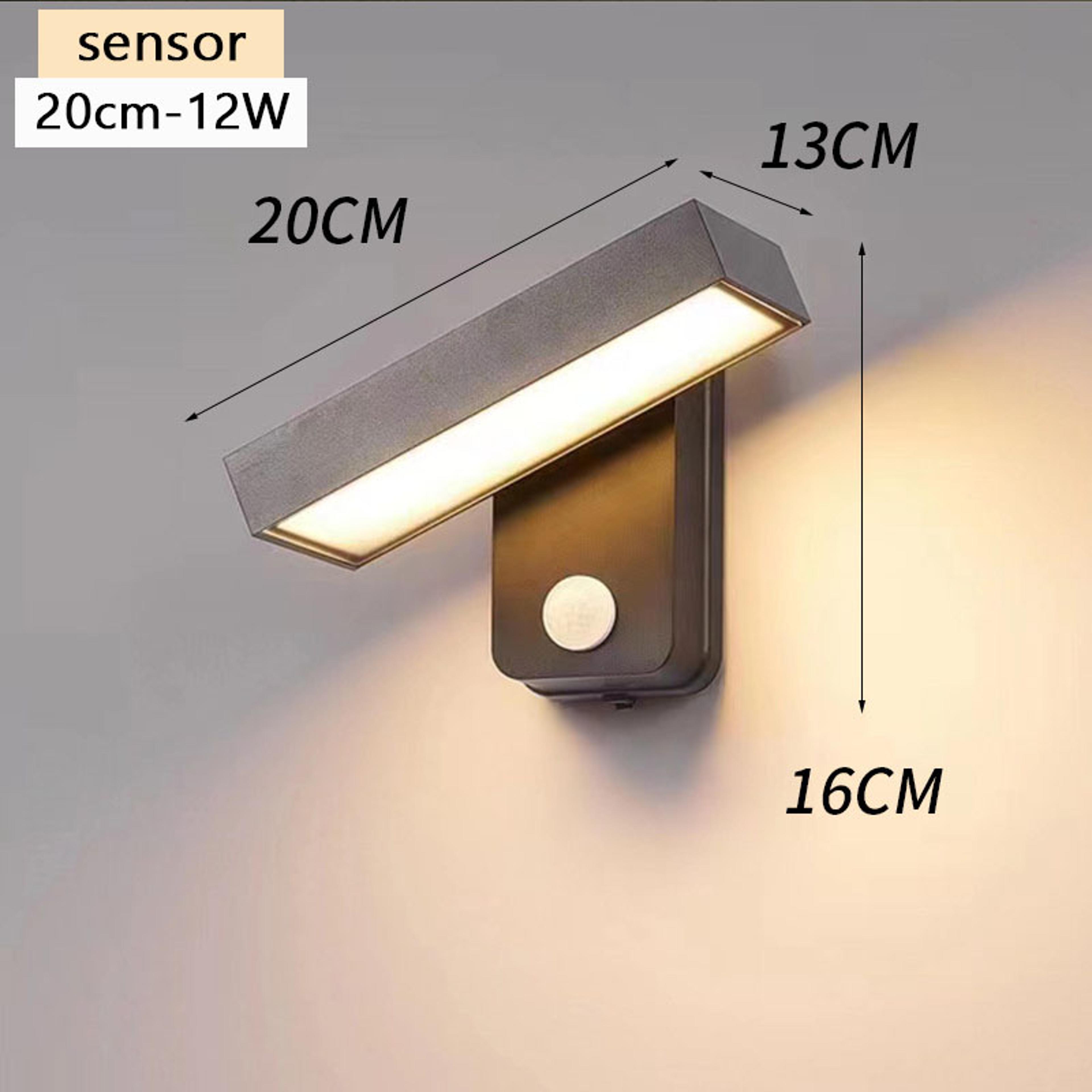 LED Outdoor Wall Lamp IP65 Motion Sensor Waterproof Rotatable Porch Light Villa Entrance Courtyard  8
