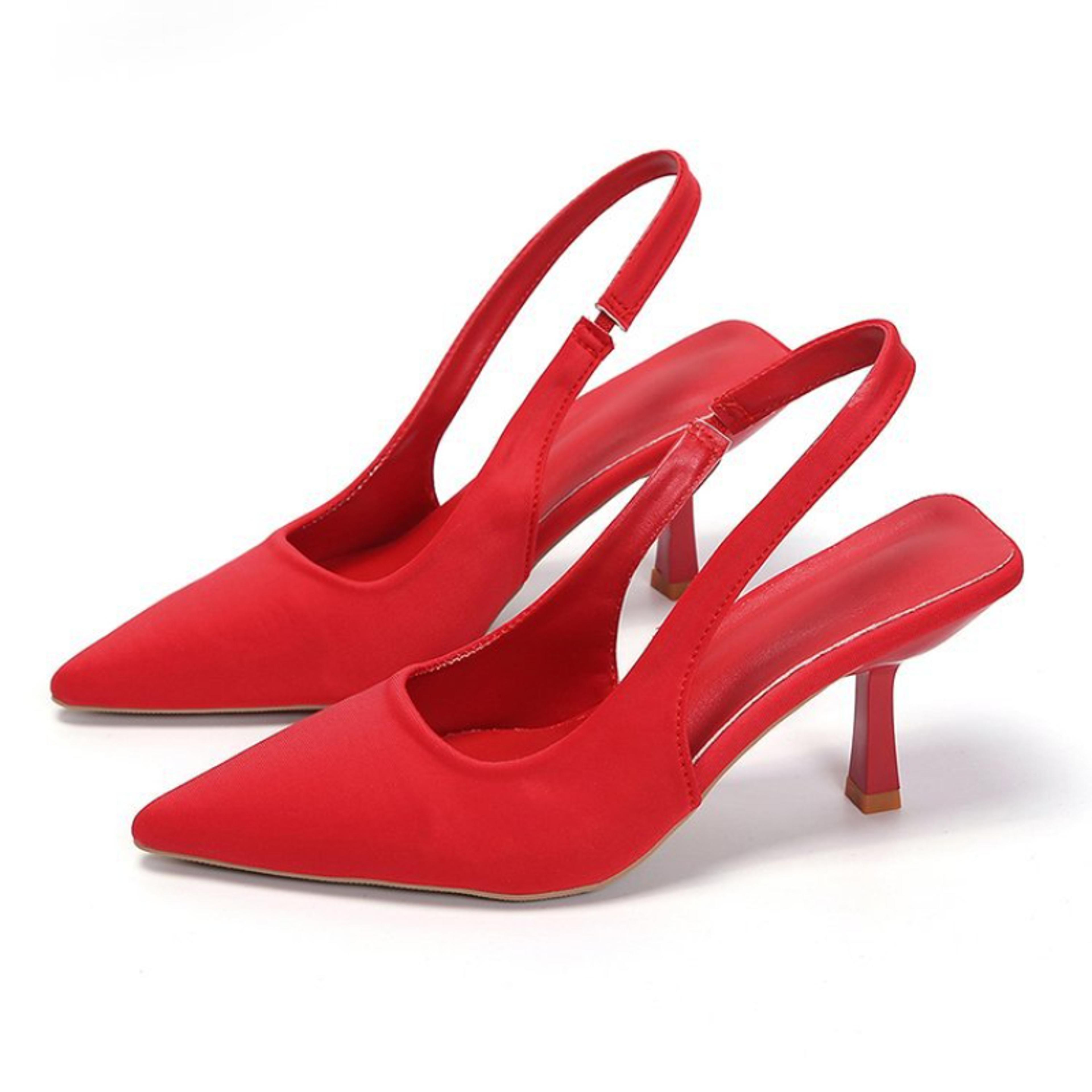 Sexy Women High Heels Luxury Pointed Toe Pumps Fashion Shallow Sandals Stiletto Heels Party Wedding 3