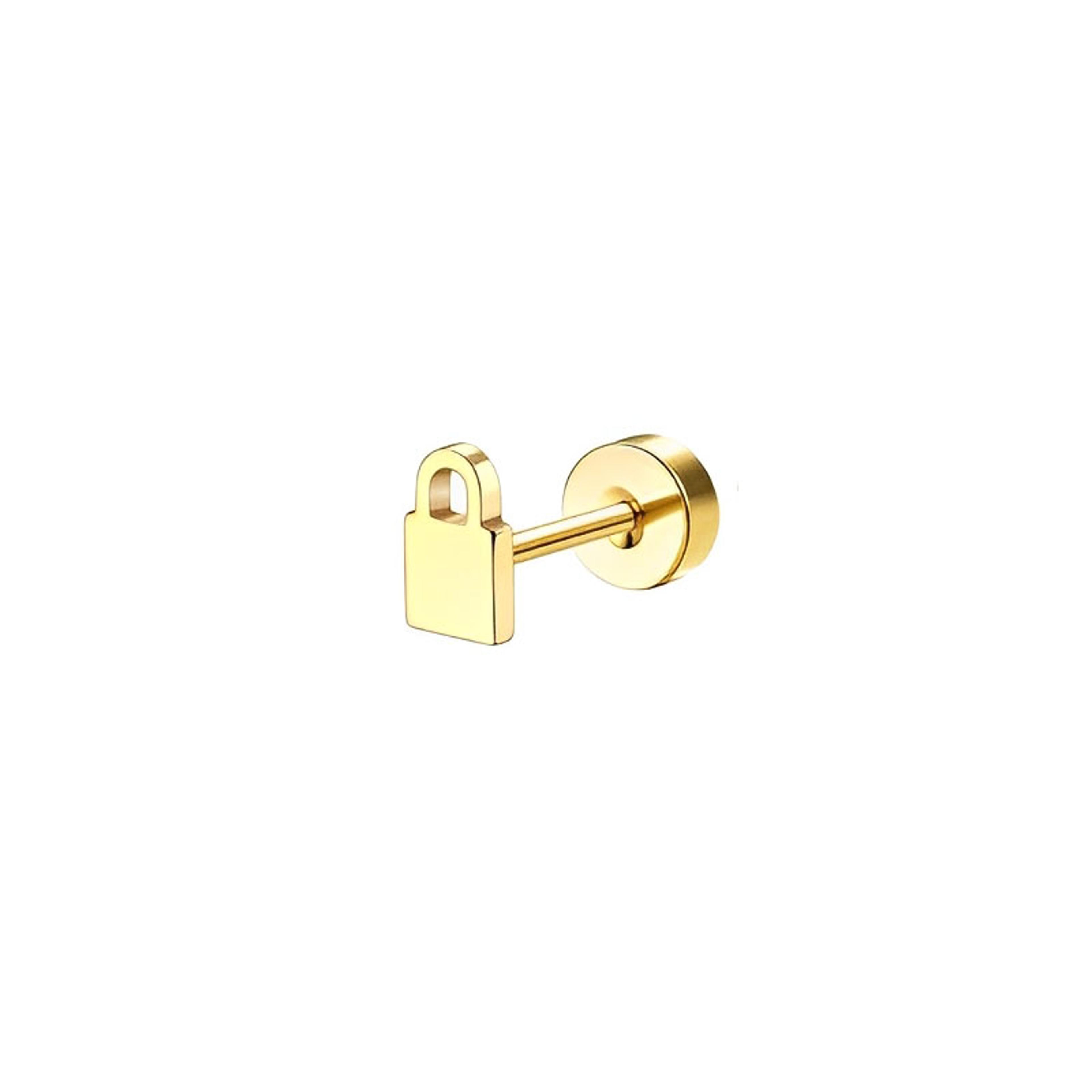 Surgical Stainless Steel Earrings For Women Dainty Flat Back Earring Stud Hoop Cartilage Earrings F 7
