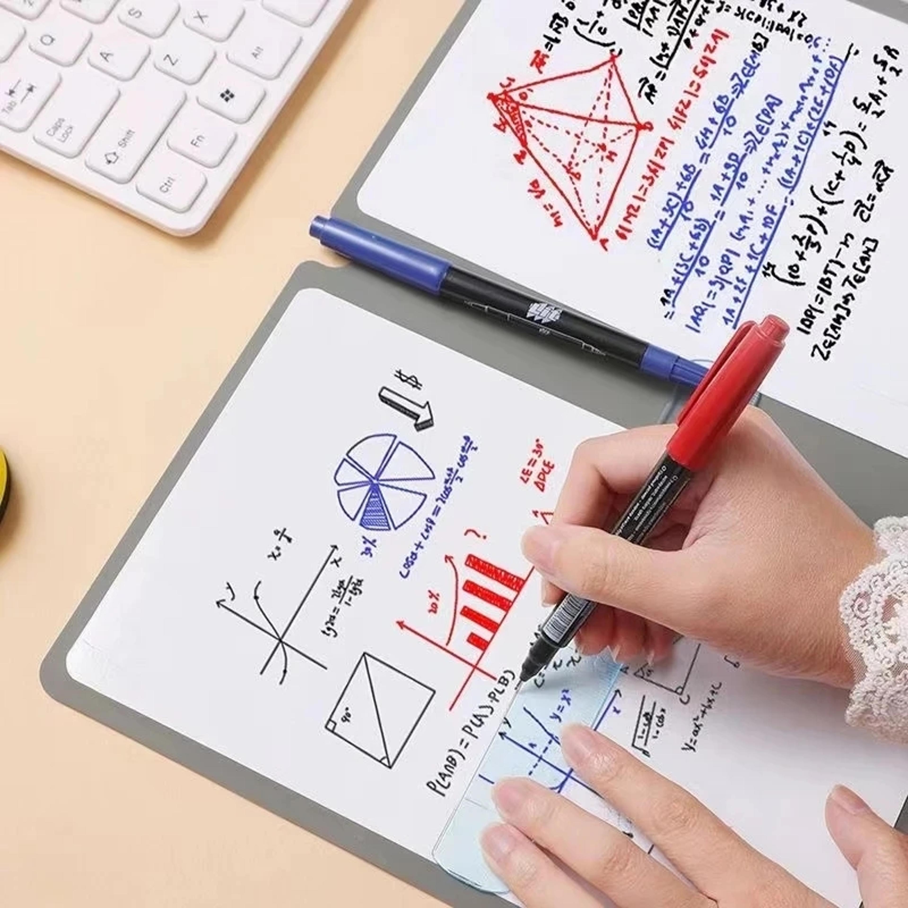 Reusable Whiteboard Notebook Memo Book Weekly Planner With Free Pen  Cloth Portable Notebooks For E 1