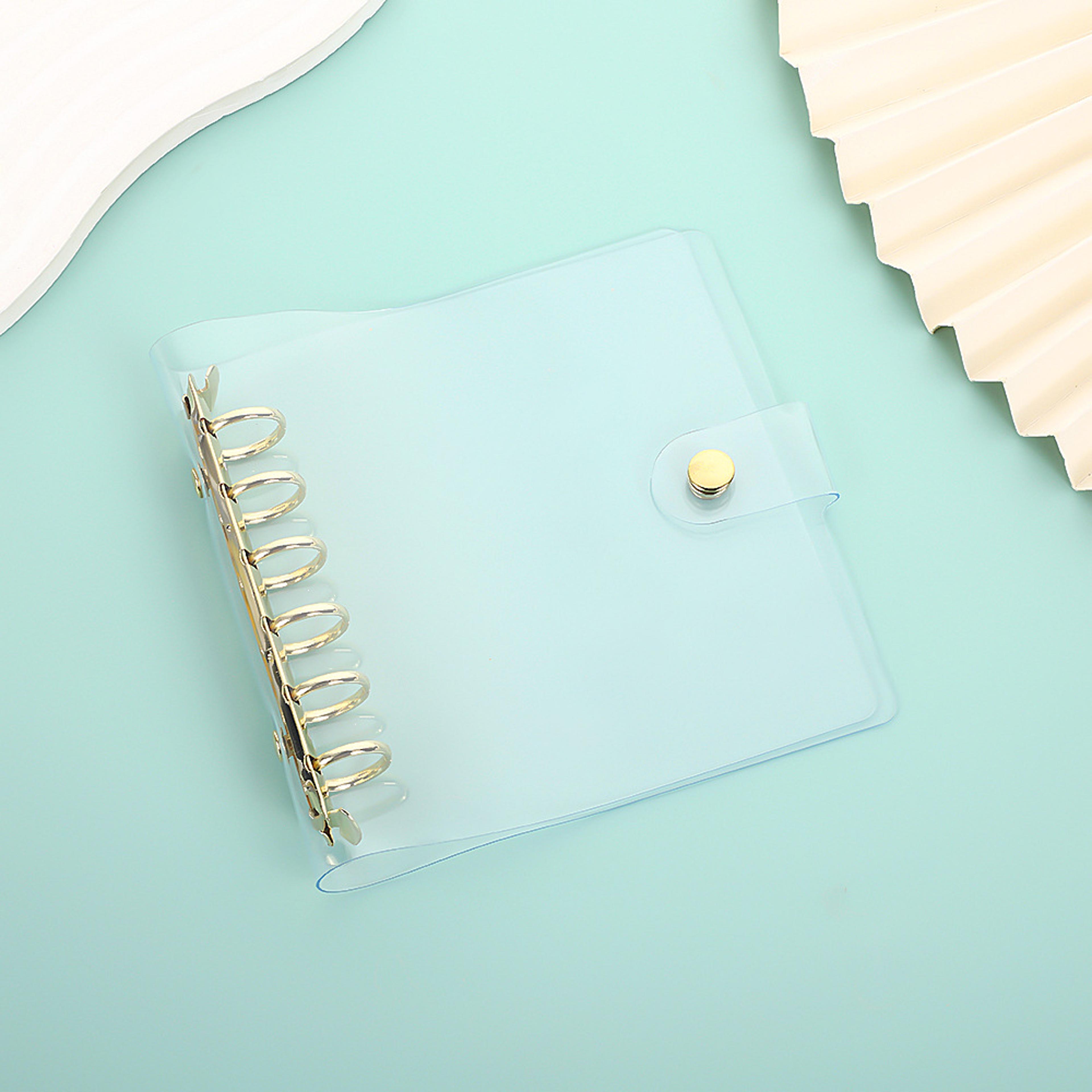 Wide Loose Leaf Binder PVC Document Storage DIY Planner Agenda Photo Cards Collect Book Diary Cover 7