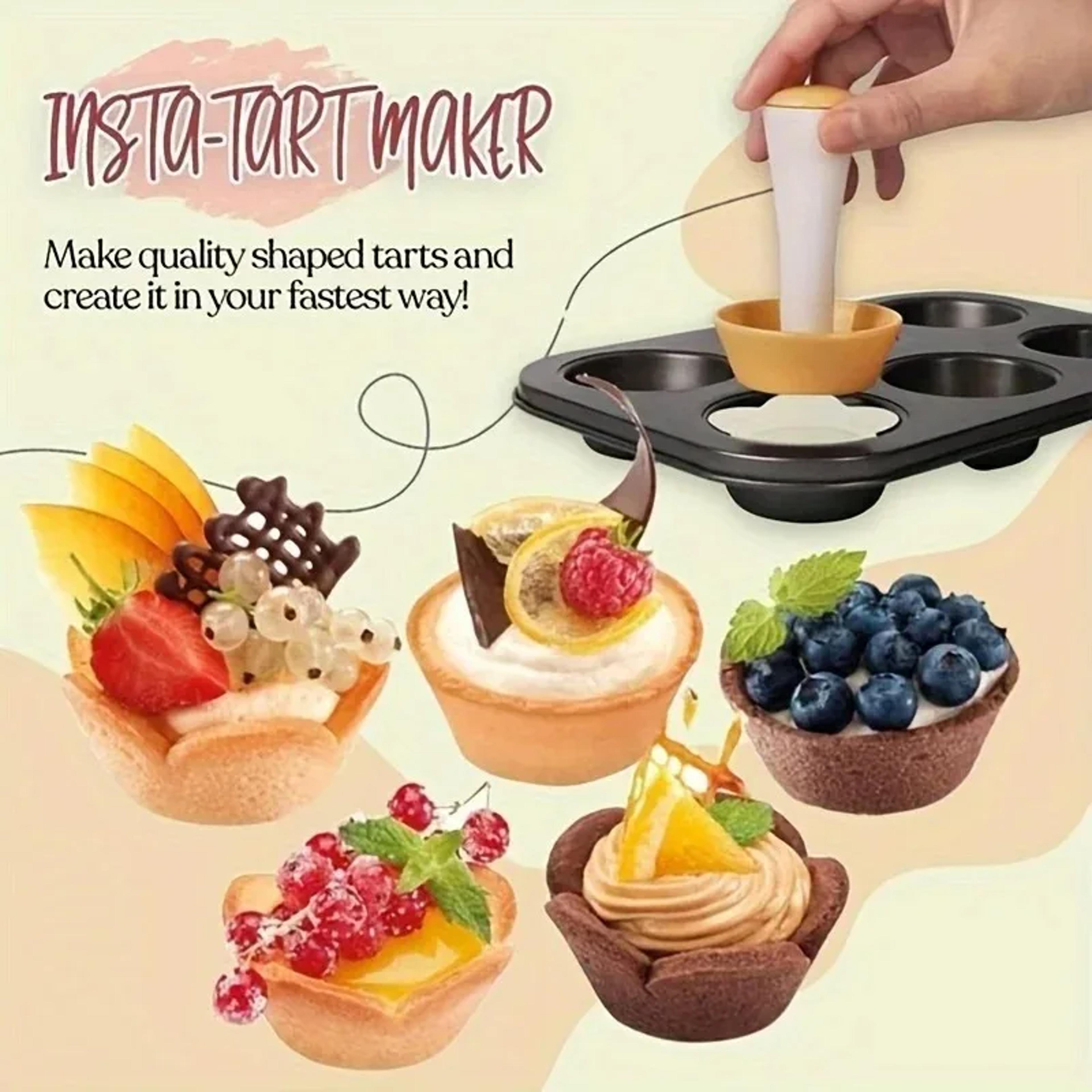 Flower Shaped Pastry Tamper Creative Dough Presser  Cake Mold For BiscuitsPies DIY Baking Tools Kit 3