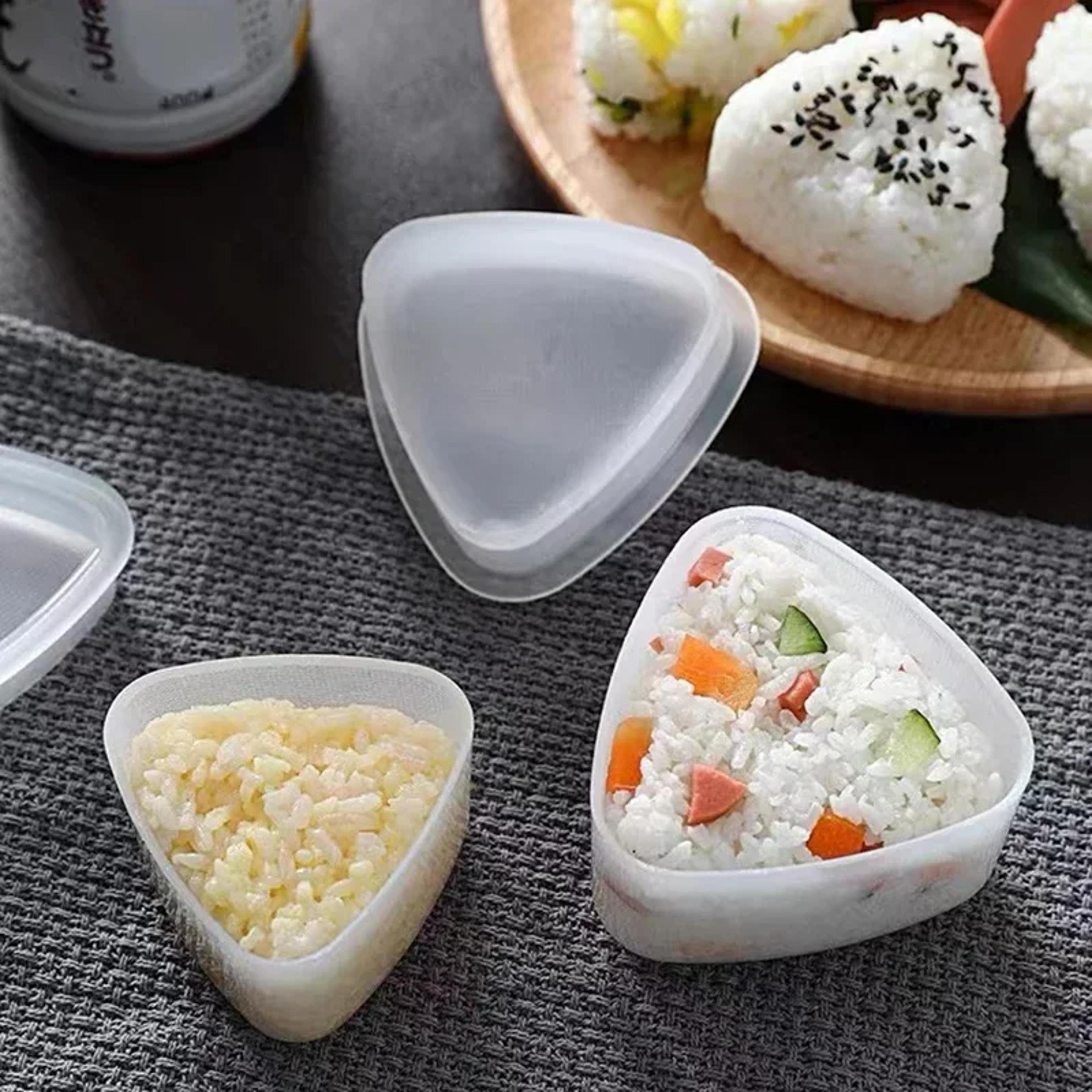 Sushi Mold Set DIY Lunch Box Triangle Rice Ball Mould Kitchen Accessories For Easy Sushi Making 0