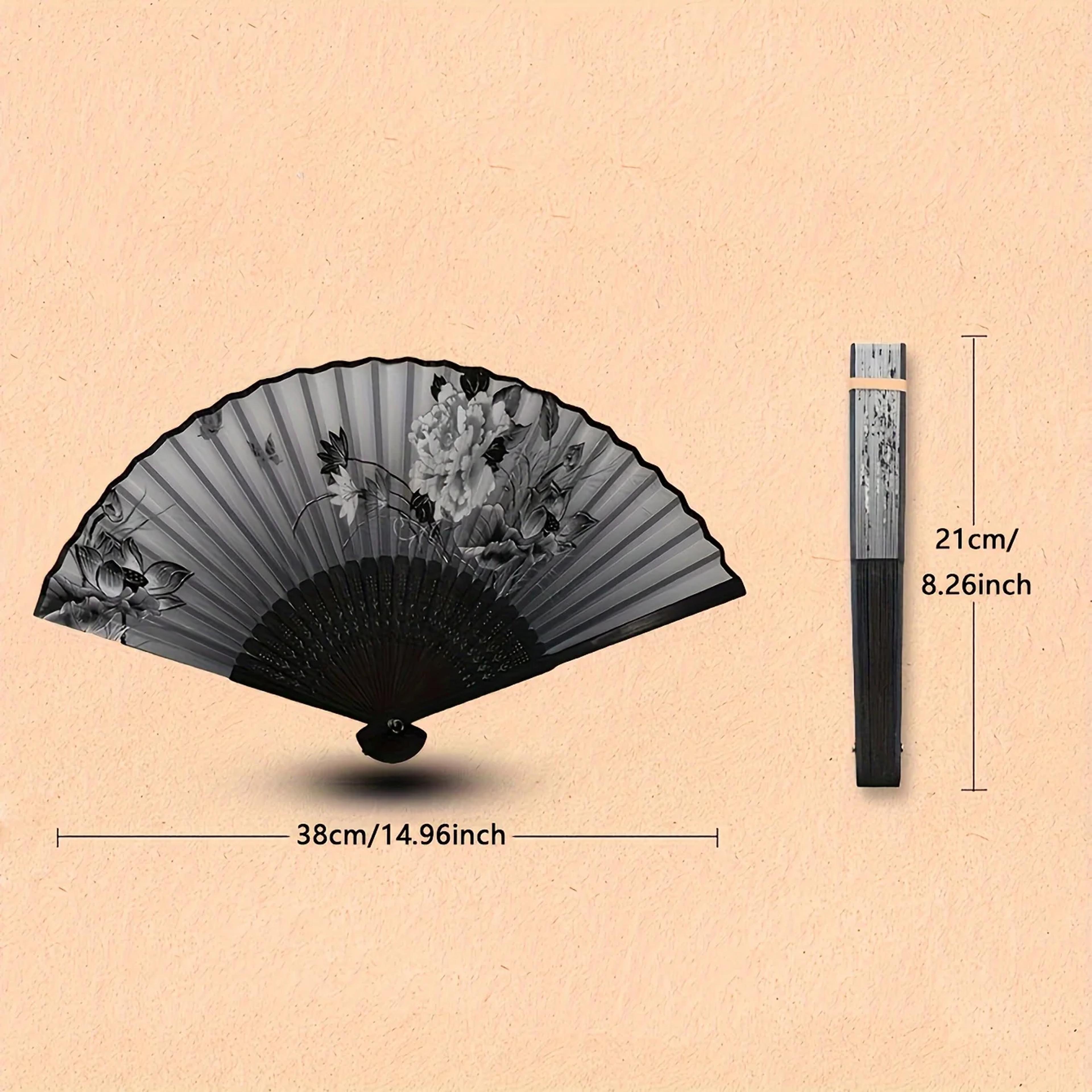 MultiColored Hand Folding Fan Bamboo Folding Fan For Wedding Church Gifts Party Discount Decor 1