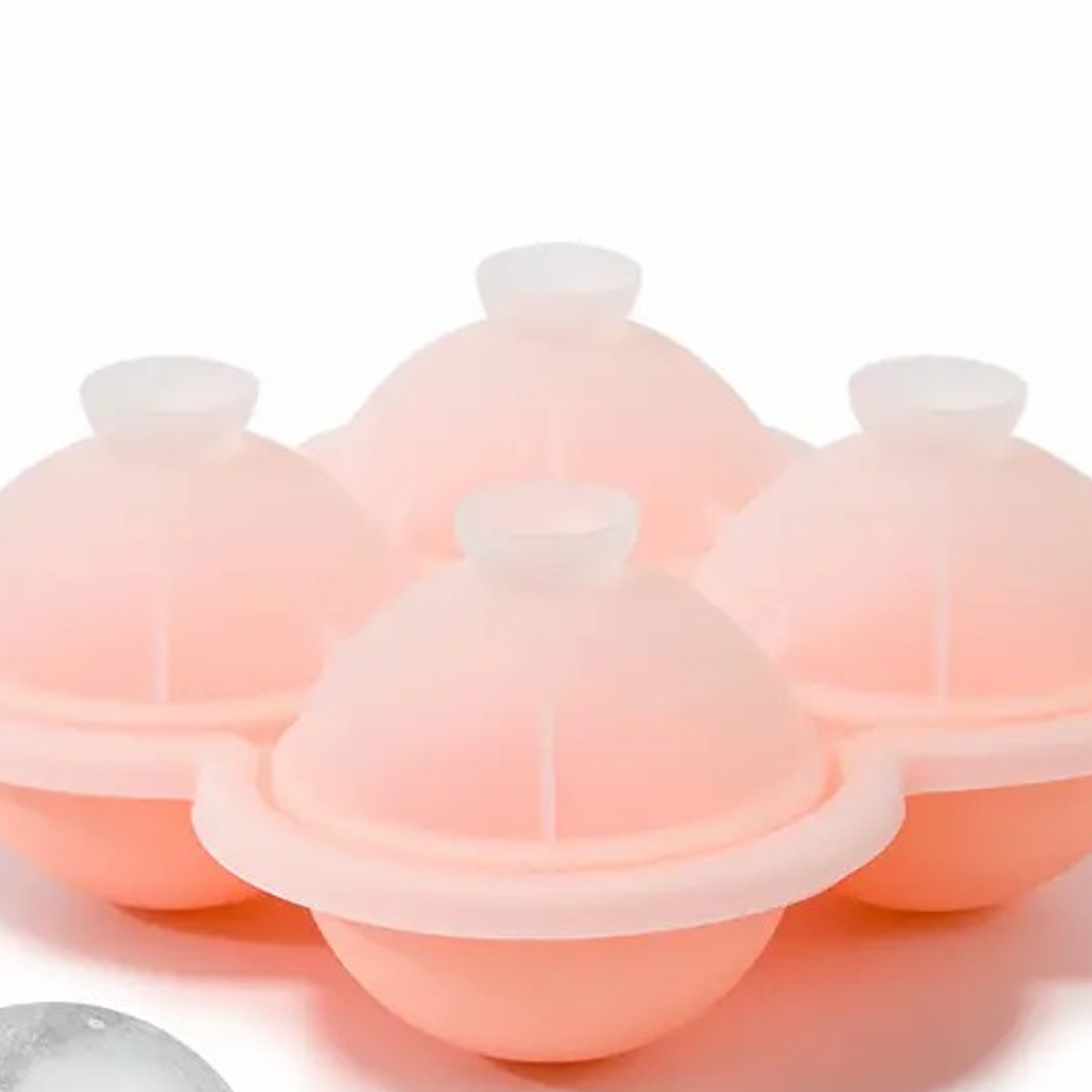 Large Silicone Ice Cube Trays EasyRelease No Leakage Perfect for Whiskey Cocktails Juice Part