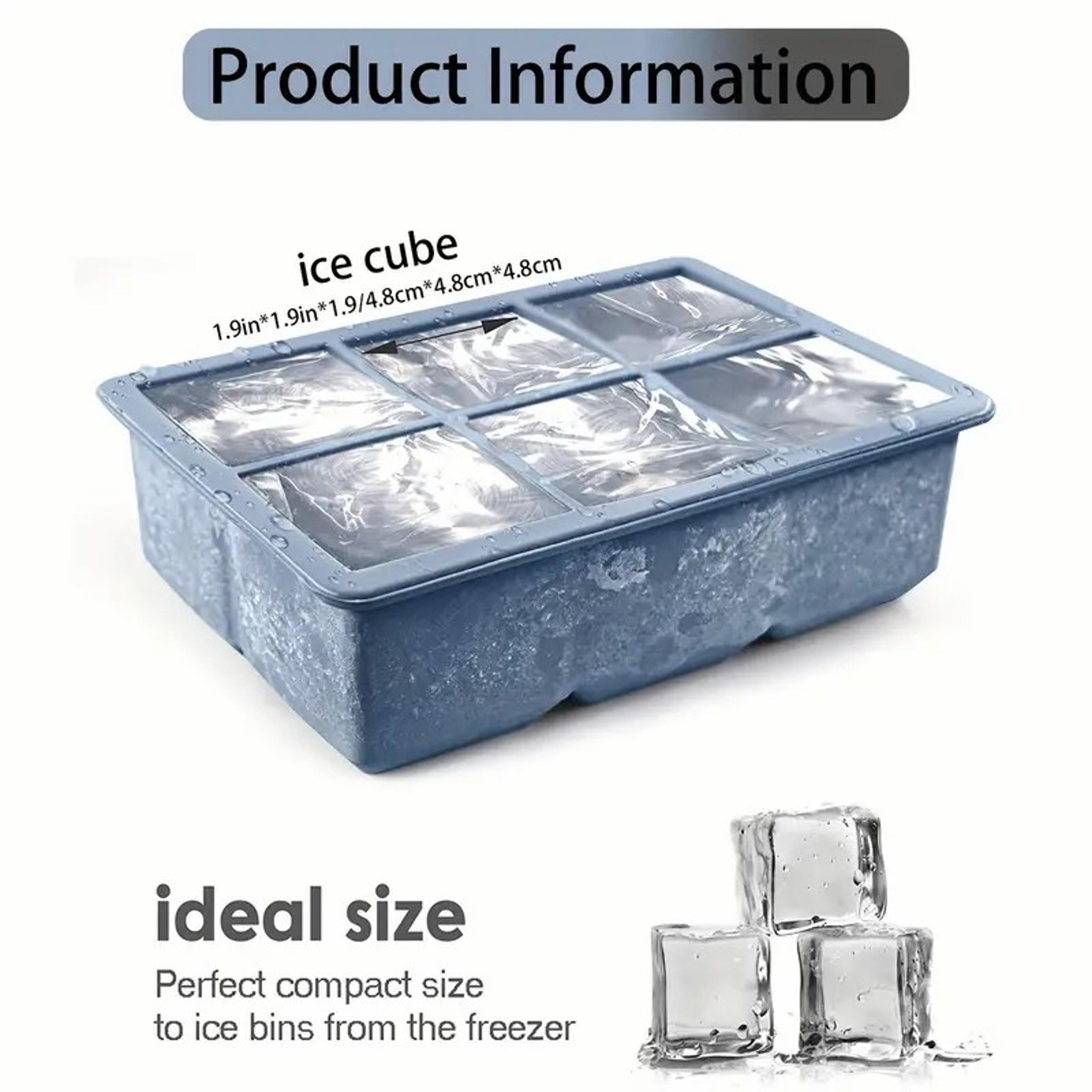 Ice Cube Tray Flexible Food Grade Silicone Ice Cube Mold Cavity Ice Trays For Freezer 7