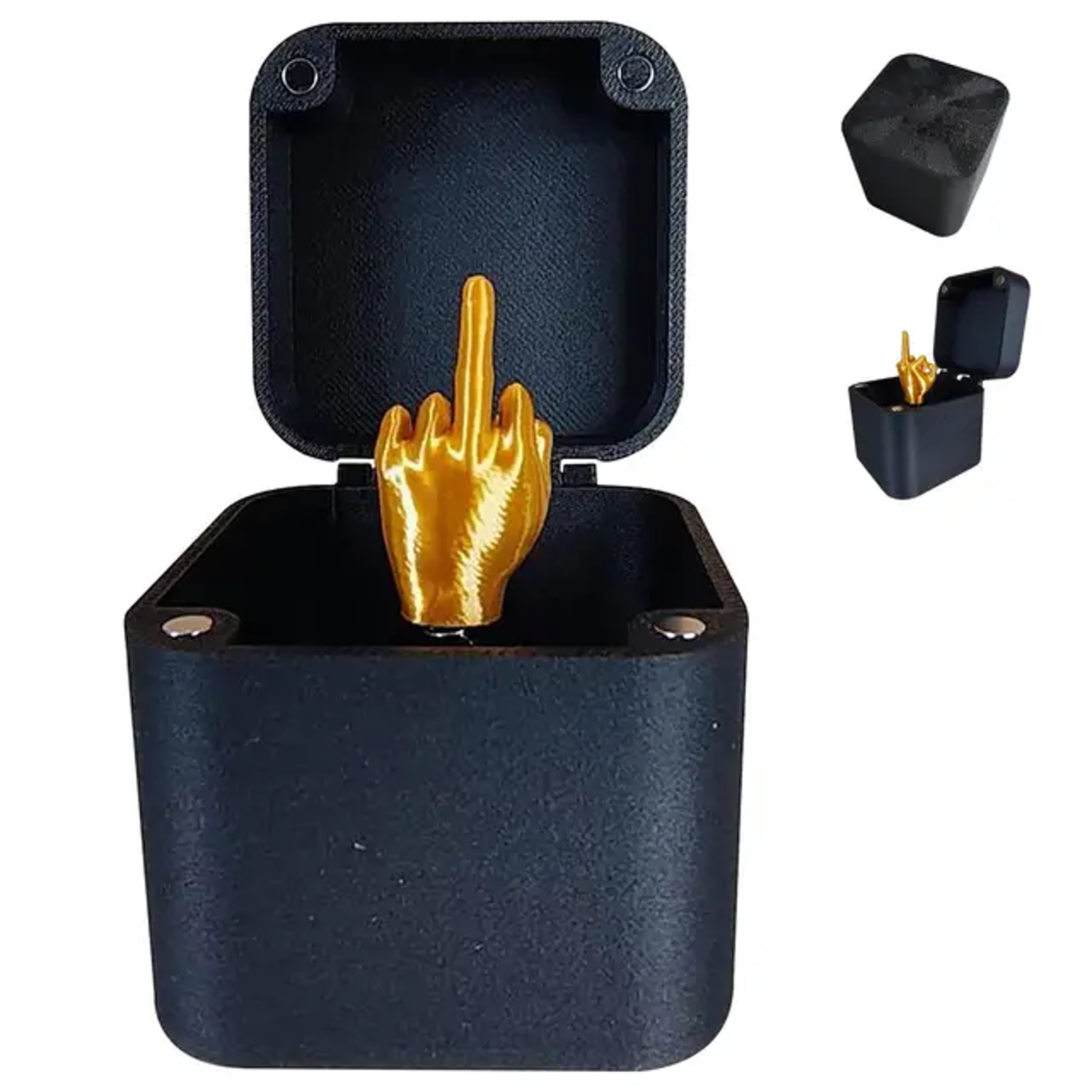 Interesting Prank Gift Middle Finger In Box Funny Creative Gifts Office Desk Decoration Home Decora 5