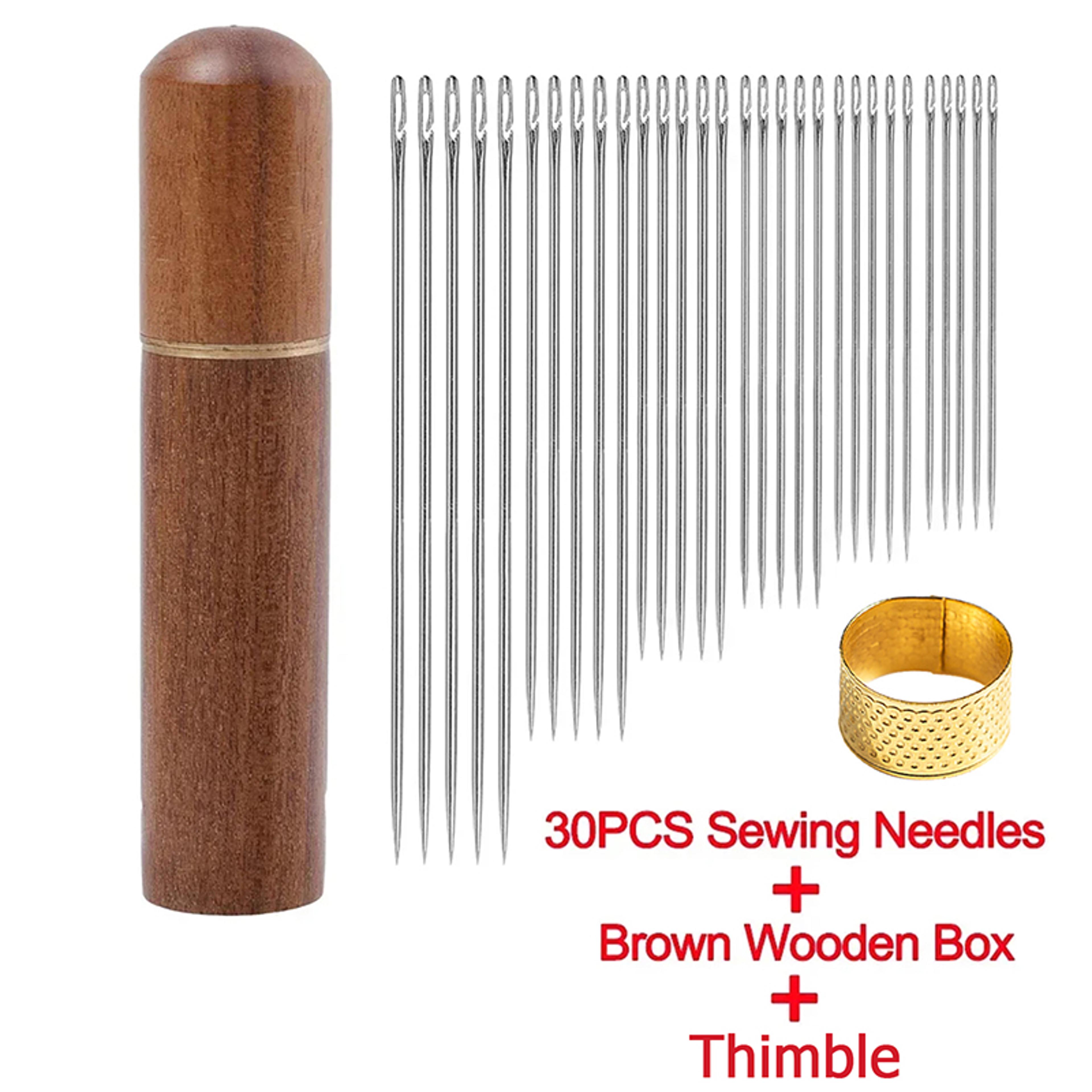 Blind Sewing Needle For Elderly Stainless Steel SelfThreading Quick Needle Punch Needle Stitching P 4