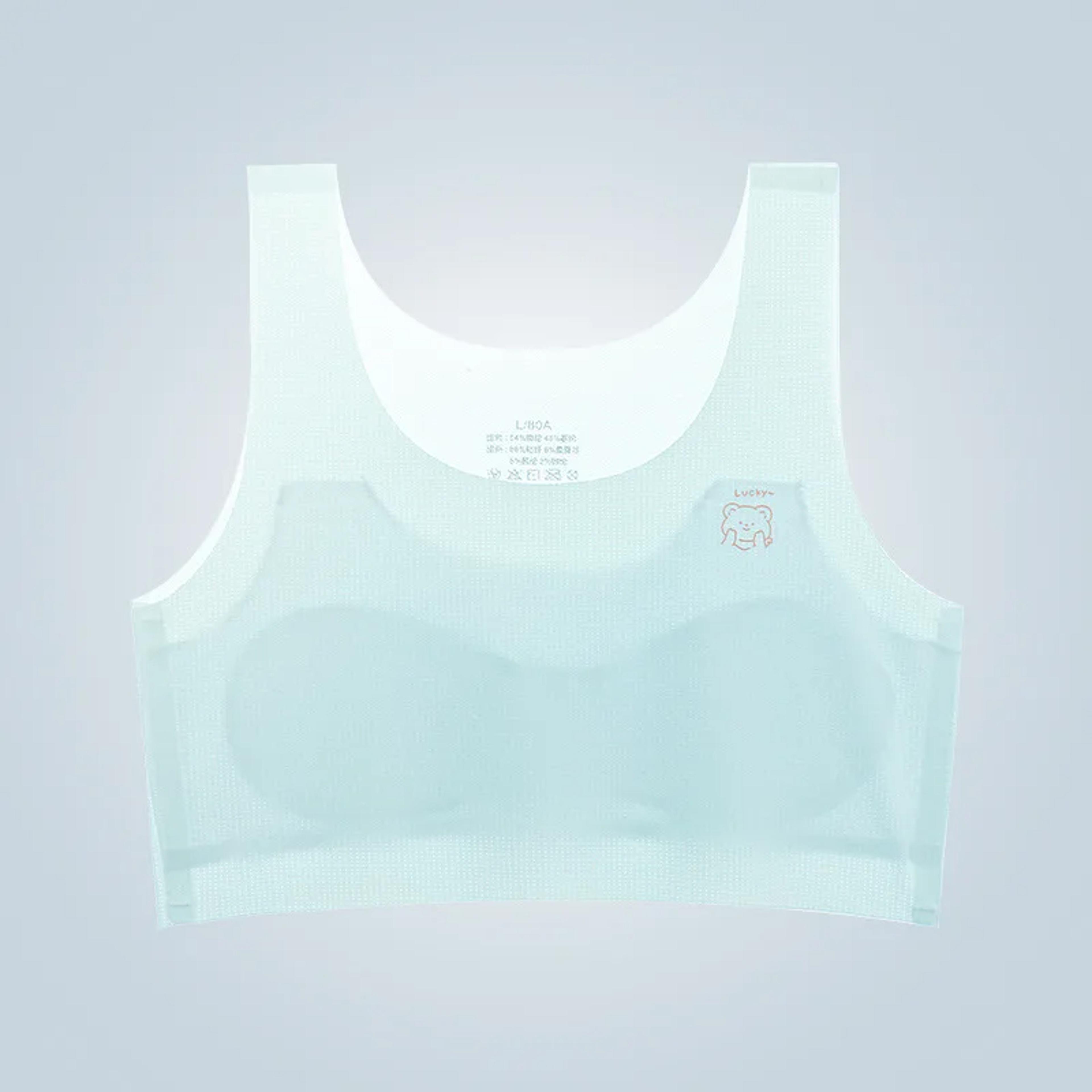 Bra For Teenager Girls No Steel Ring Girl Sports Tube Top Solid Color Training Bra New Student Deve 8