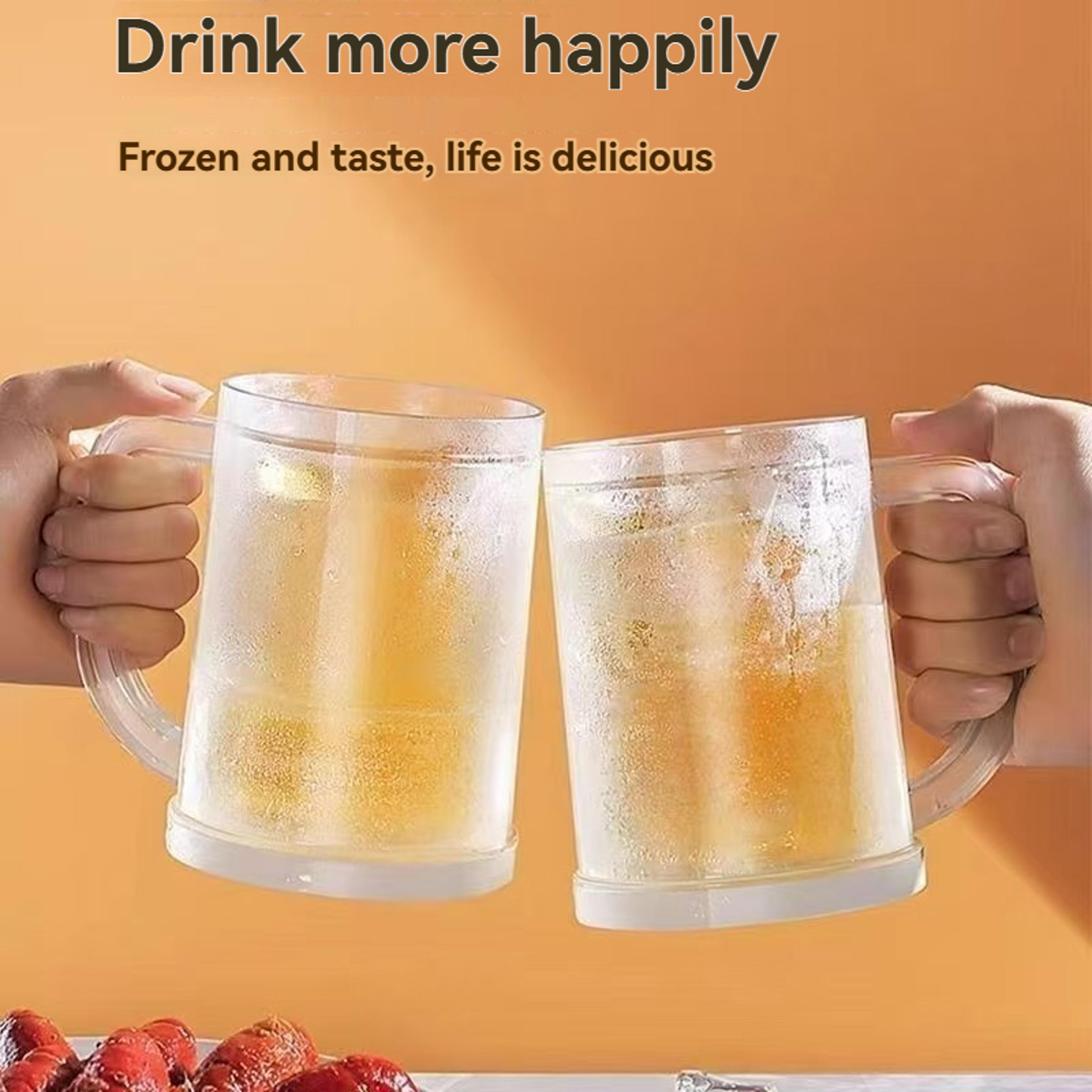 New Summer Chilled Beer Glass Ice Making Cup Cold Drink Refrigerator Fast Freezing Large Capacity B 1