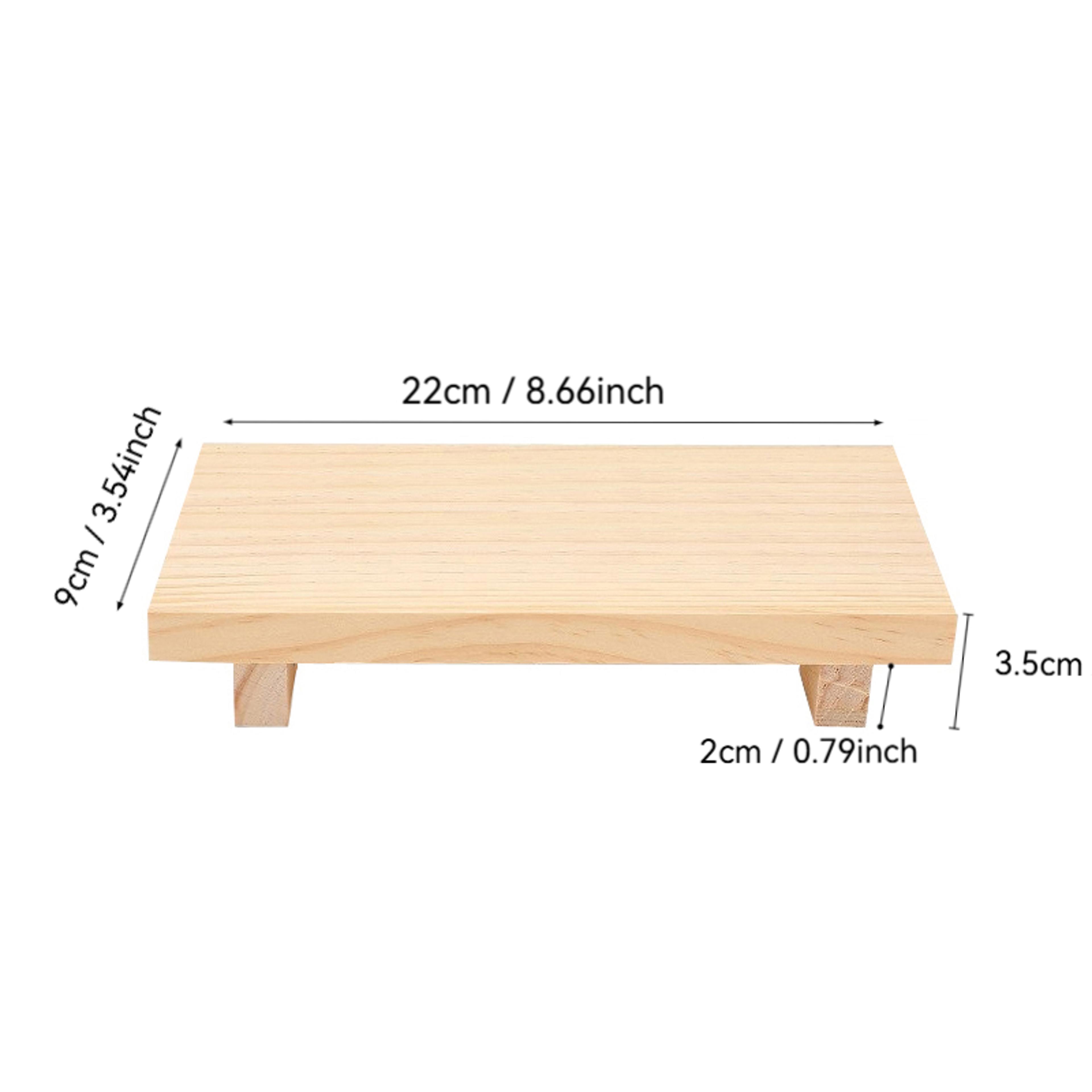 Fashionable Wooden Bathroom Soap Tray Storage Rack Retro Candle Tray Decorative Ornament Plant Vase 6