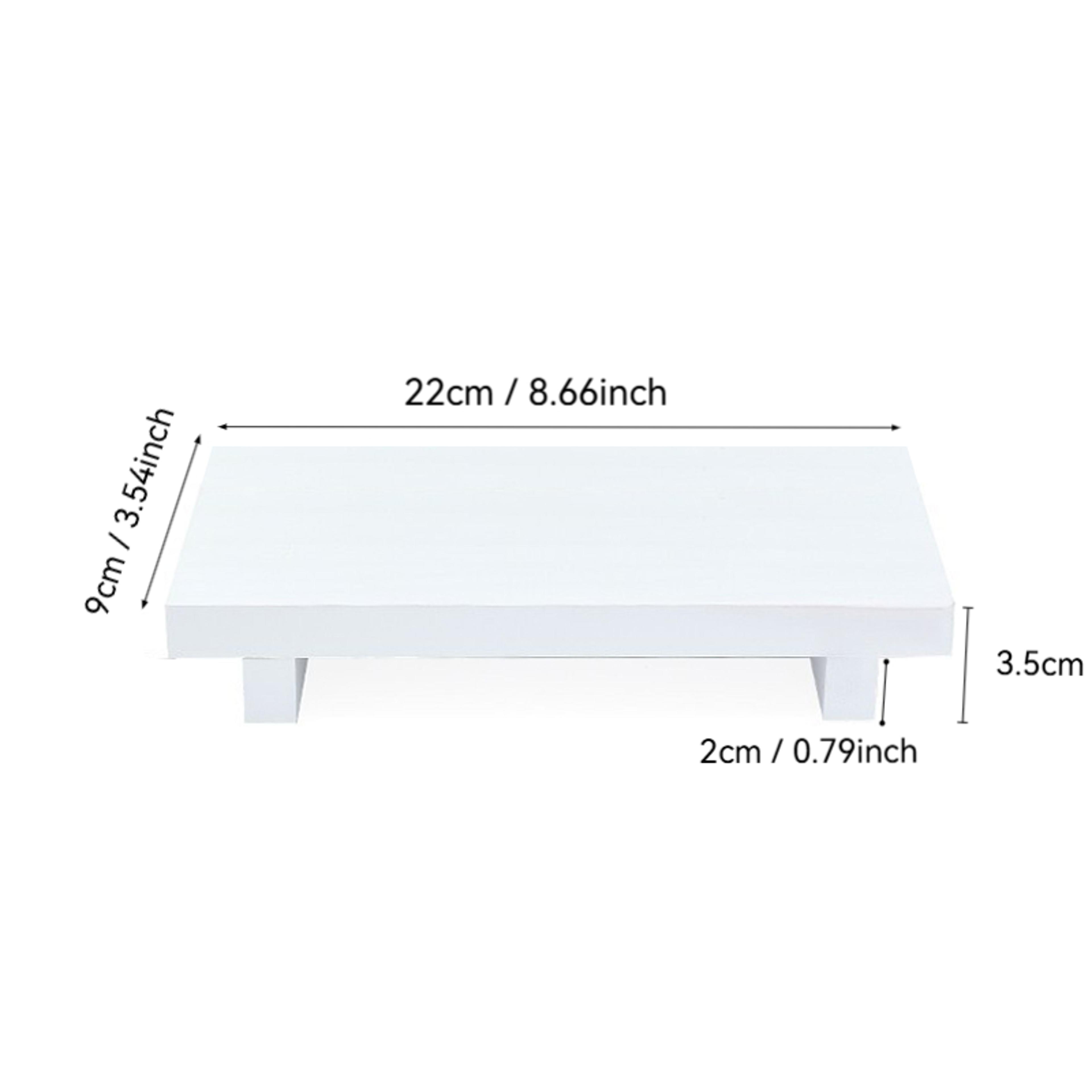 Fashionable Wooden Bathroom Soap Tray Storage Rack Retro Candle Tray Decorative Ornament Plant Vase 8